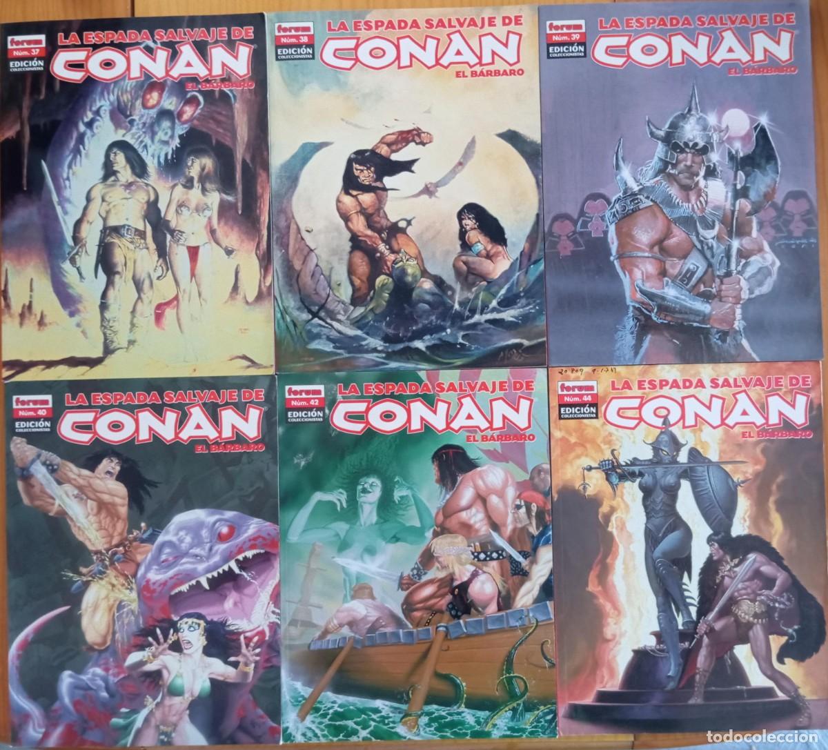 C&oacute;mics: LA ESPADA SALVAJE DE CONAN EL BARBARO - LOTE 41 COMICS - Foto 5