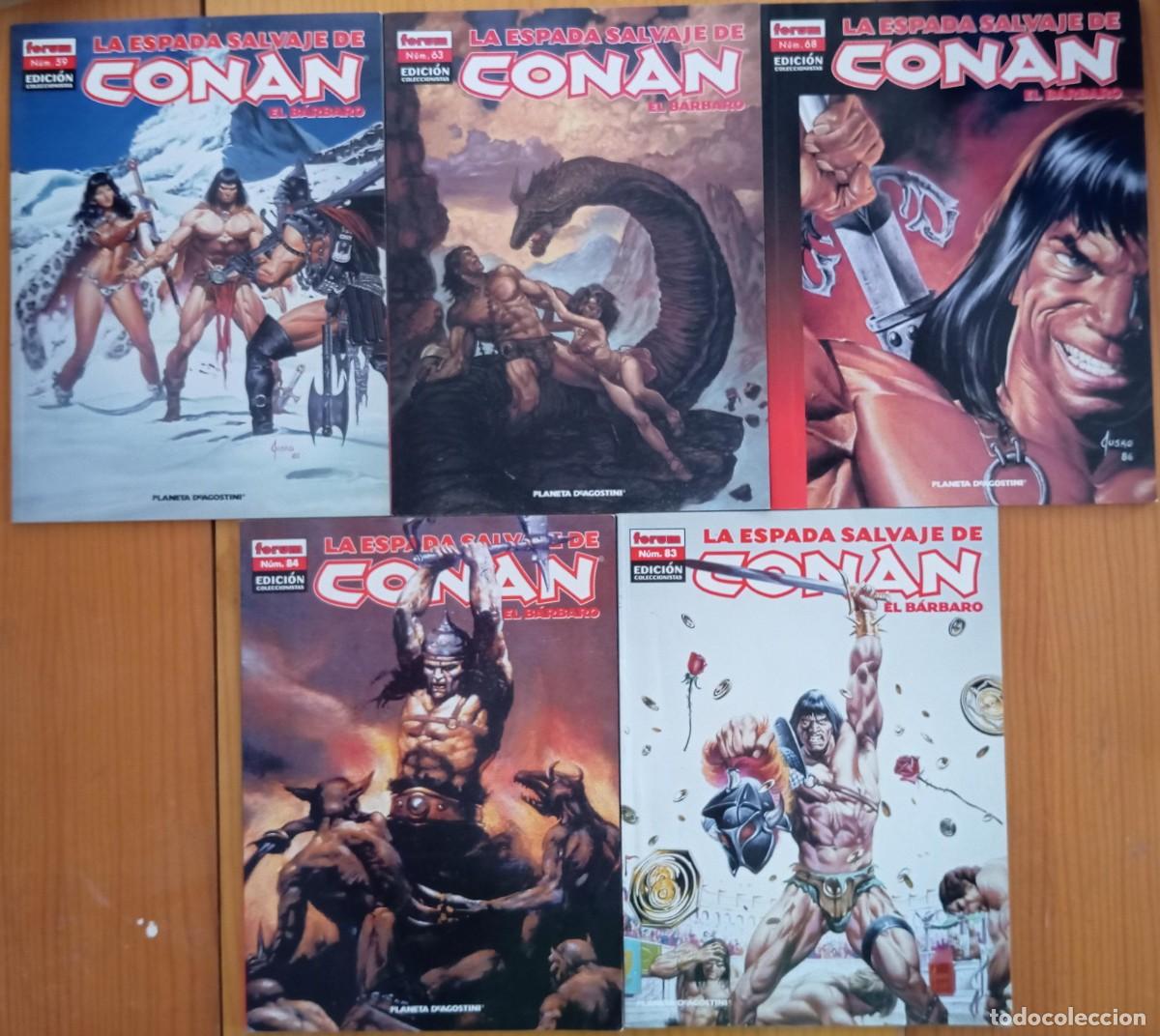 C&oacute;mics: LA ESPADA SALVAJE DE CONAN EL BARBARO - LOTE 41 COMICS - Foto 8