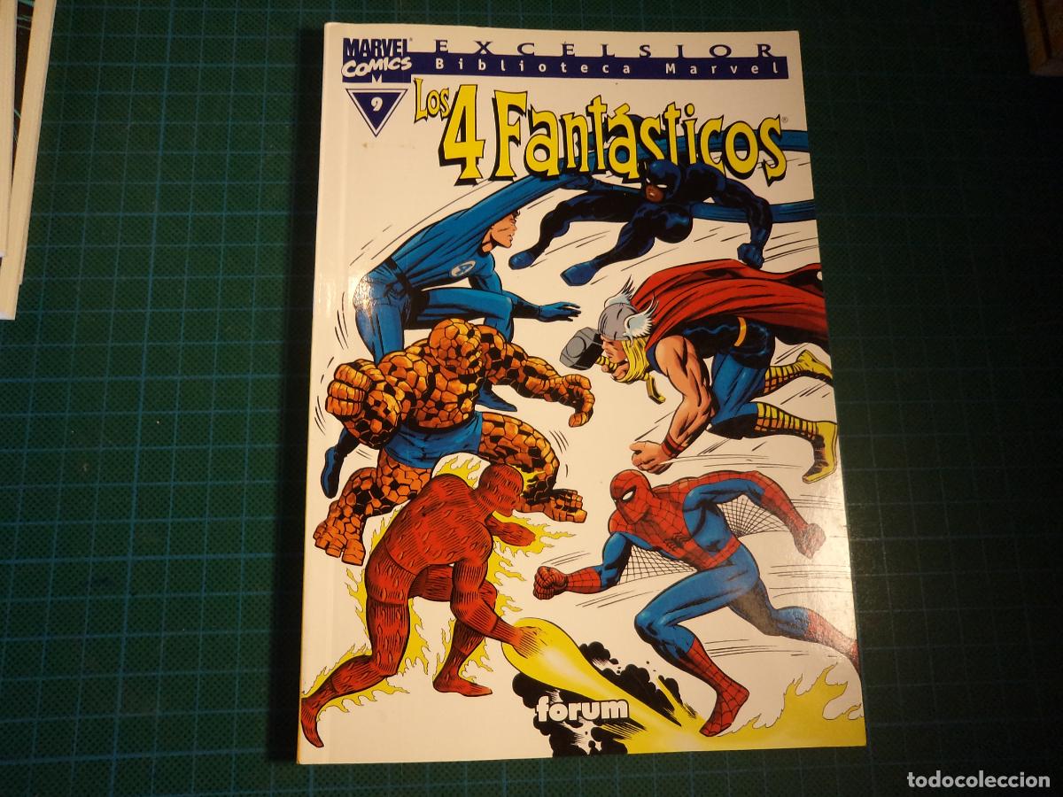C&oacute;mics: Biblioteca Marvel. Los 4 fant&aacute;sticos. N&ordm; 9. Forum. - Foto 1