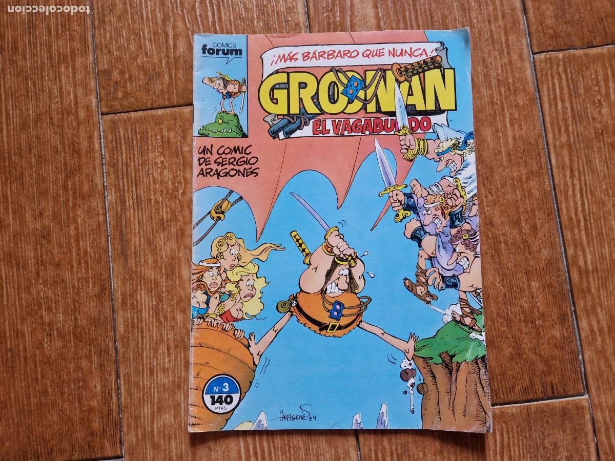 C&oacute;mics: GROONAN EL VAGABUNDO - N&ordm; 3 - EDICIONES FORUM. - Foto 1