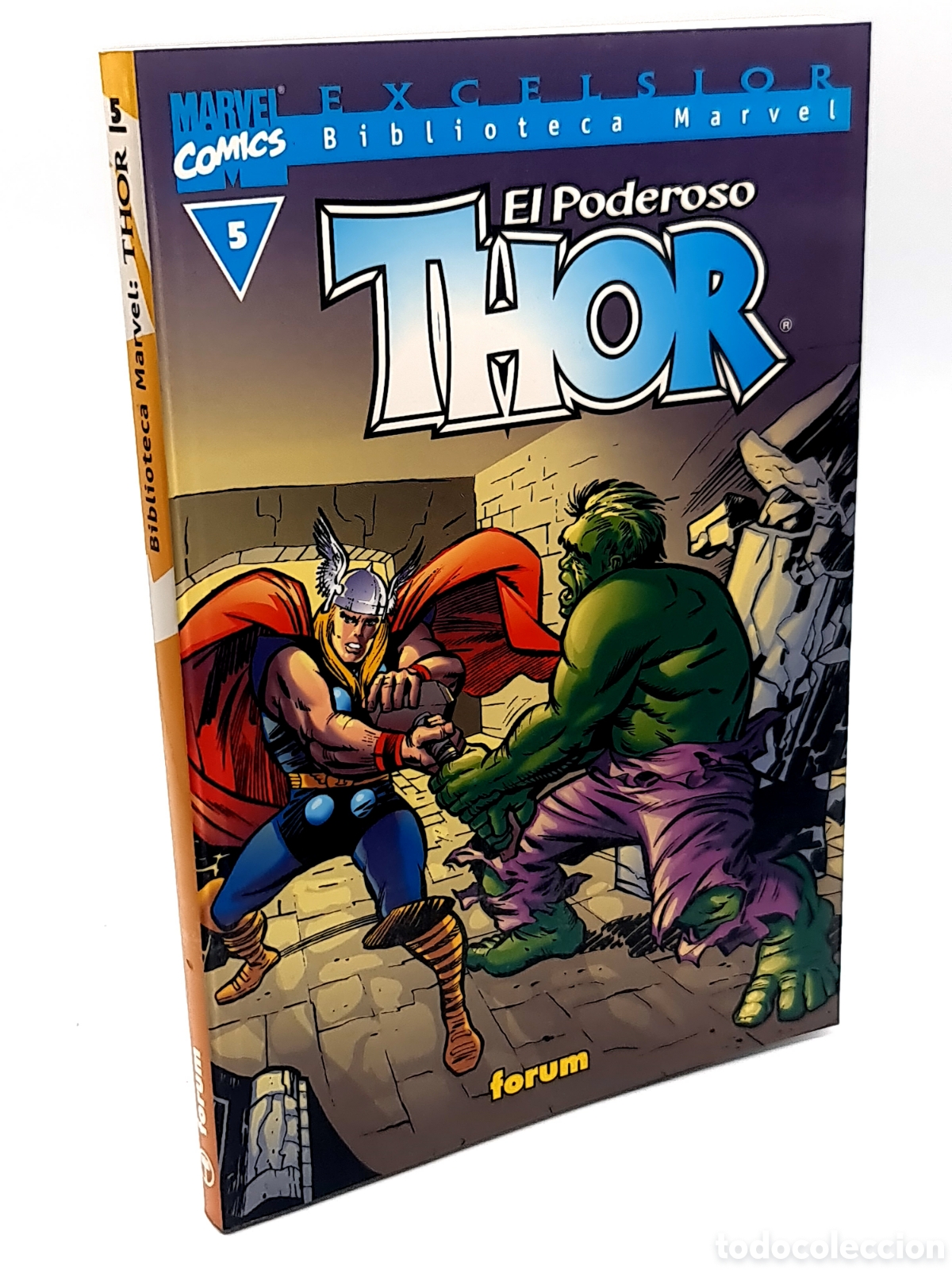 C&oacute;mics: DE KIOSCO BIBLIOTECA MARVEL THOR 5 EL PODEROSO FORUM COMICS TOMO - Foto 1
