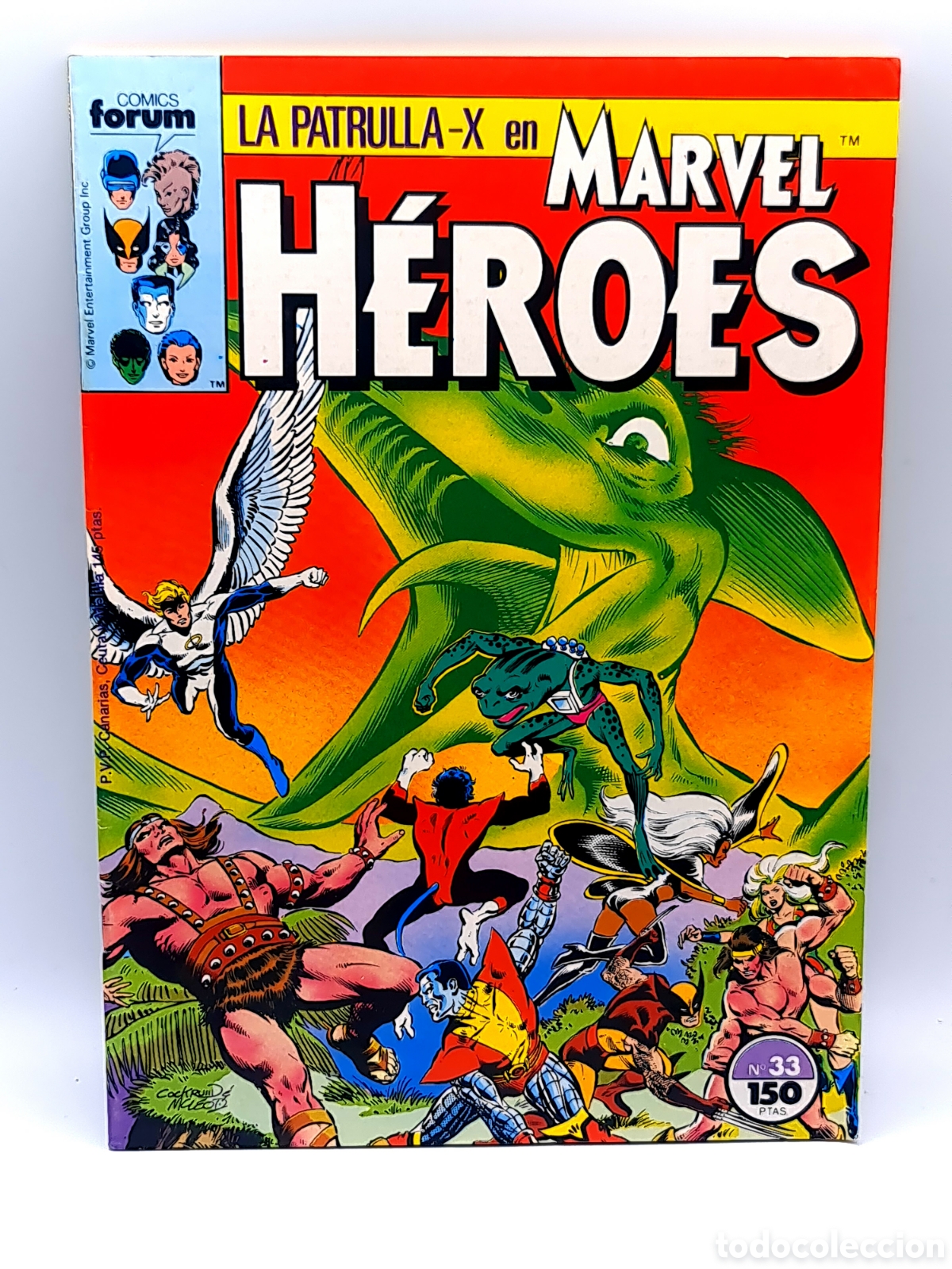 C&oacute;mics: EXCELENTE ESTADO MARVEL HEROES 33 FORUM COMICS GRAPA - Foto 1