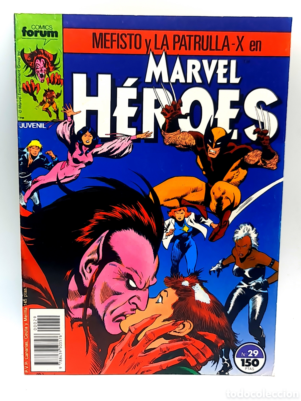 C&oacute;mics: EXCELENTE ESTADO MARVEL HEROES 29 FORUM COMICS GRAPA - Foto 1