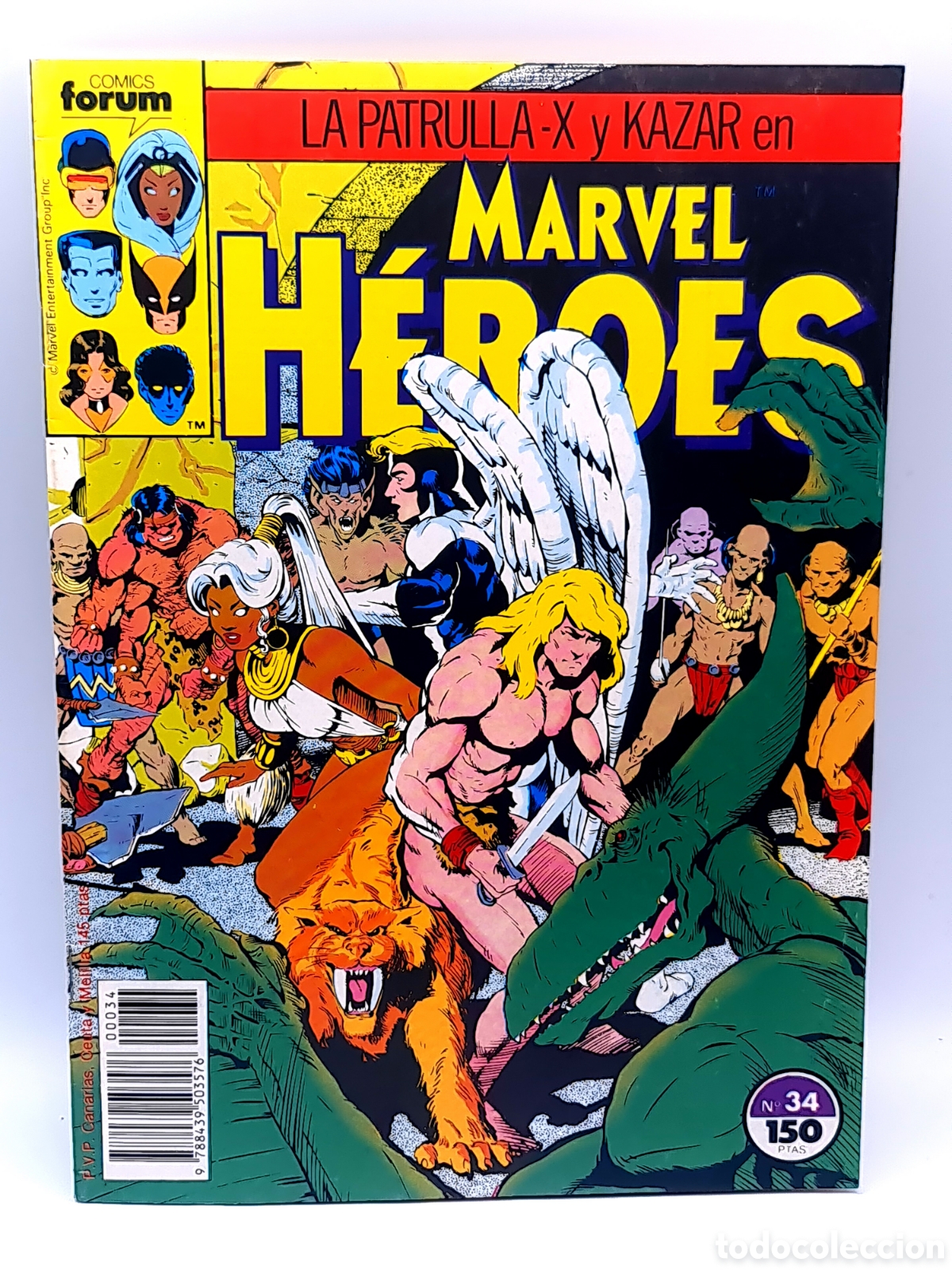 C&oacute;mics: EXCELENTE ESTADO MARVEL HEROES 34 FORUM COMICS GRAPA - Foto 1