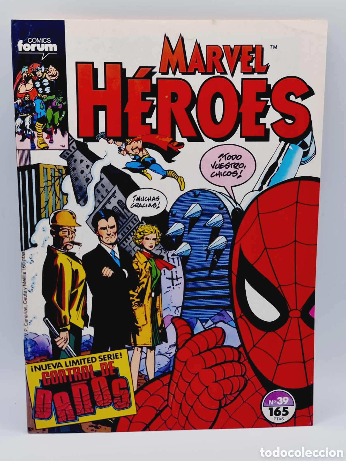 C&oacute;mics: EXCELENTE ESTADO MARVEL HEROES 39 FORUM COMICS GRAPA - Foto 1