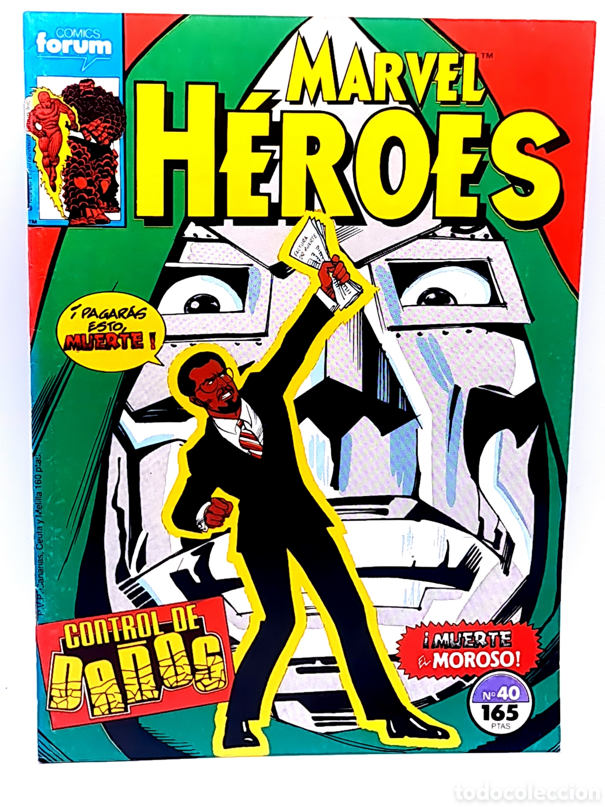 C&oacute;mics: CASI EXCELENTE ESTADO MARVEL HEROES 40 FORUM COMICS GRAPA - Foto 1