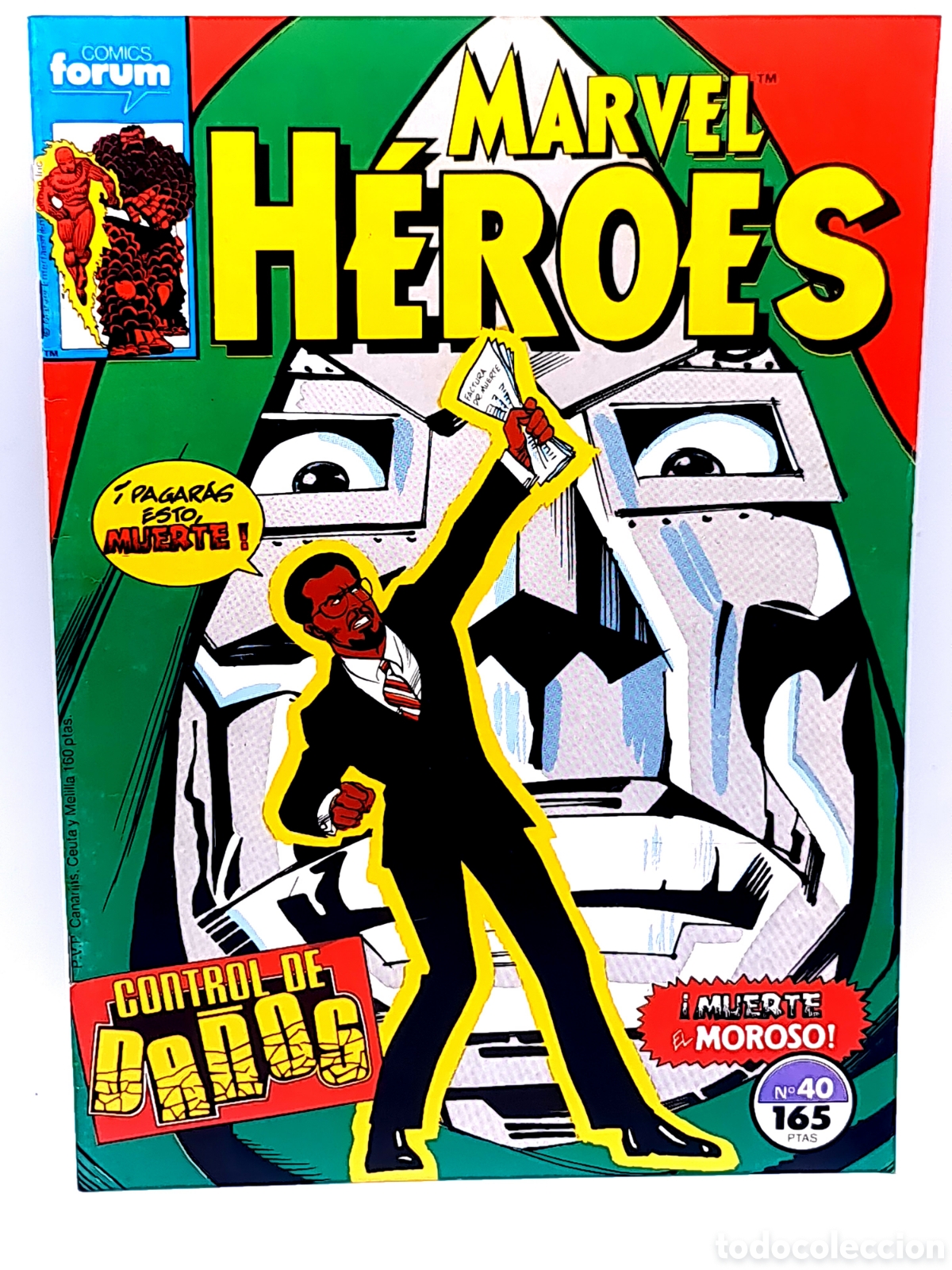 C&oacute;mics: CASI EXCELENTE ESTADO MARVEL HEROES 40 FORUM COMICS GRAPA - Foto 1