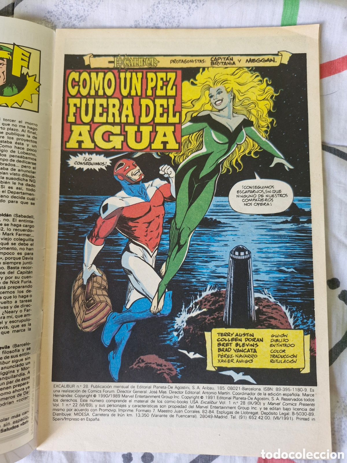 C&oacute;mics: EXCALIBUR 28 - VOL 1 - MARVEL COMICS - FORUM - Foto 3