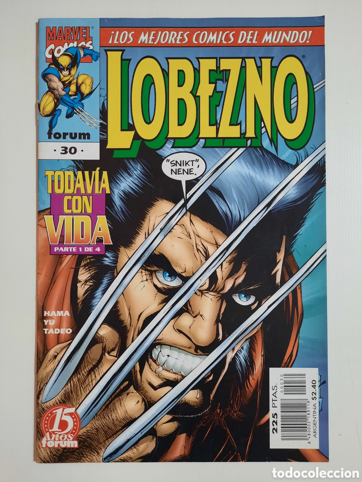 C&oacute;mics: LOBEZNO VOLUMEN 2 N&ordm; 30 - GRAPA MARVEL FORUM 1998 - Foto 1