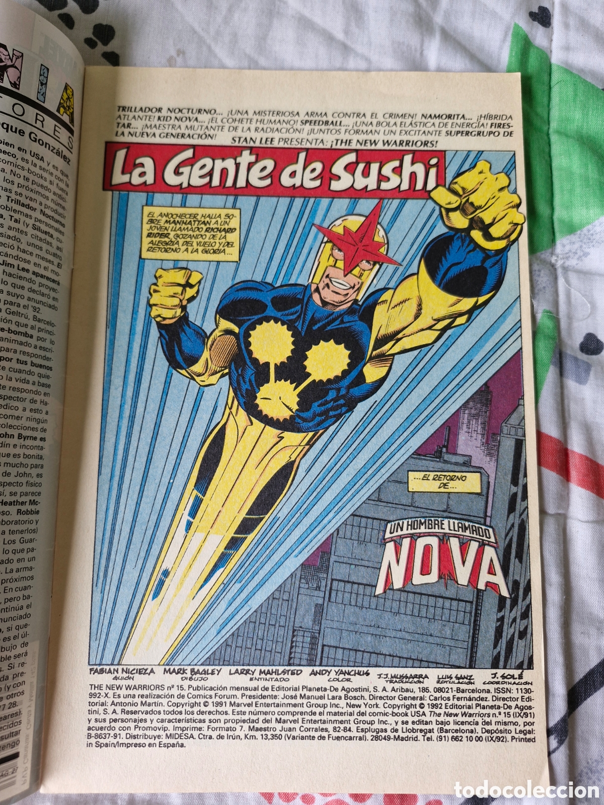 C&oacute;mics: THE NEW WARRIORS - N&Uacute;MERO 15 - VOL 1 - MARVEL C&Oacute;MICS - FORUM - Foto 3