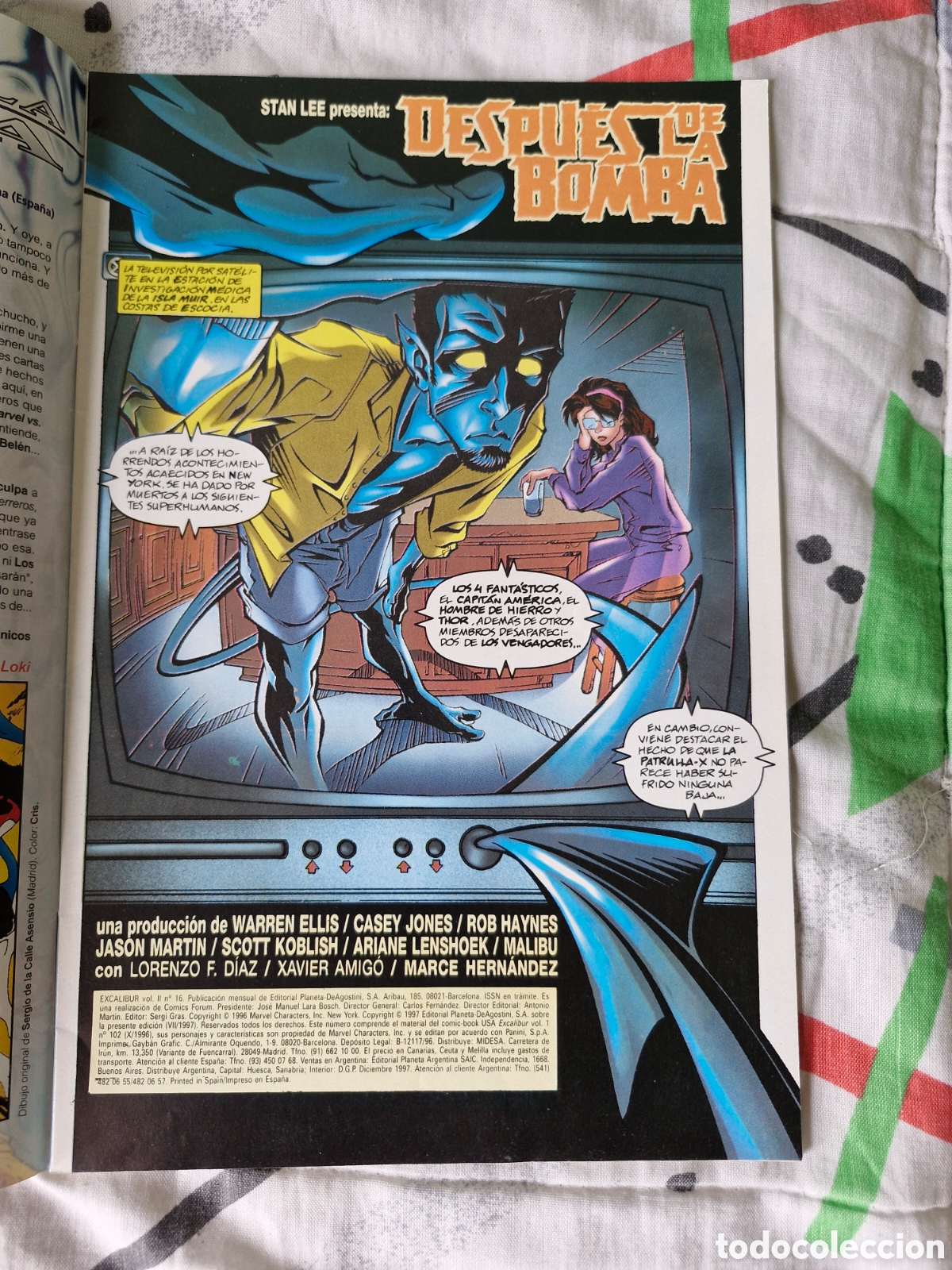 C&oacute;mics: EXCALIBUR 16 - VOL 2 - MARVEL COMICS - FORUM - Foto 3