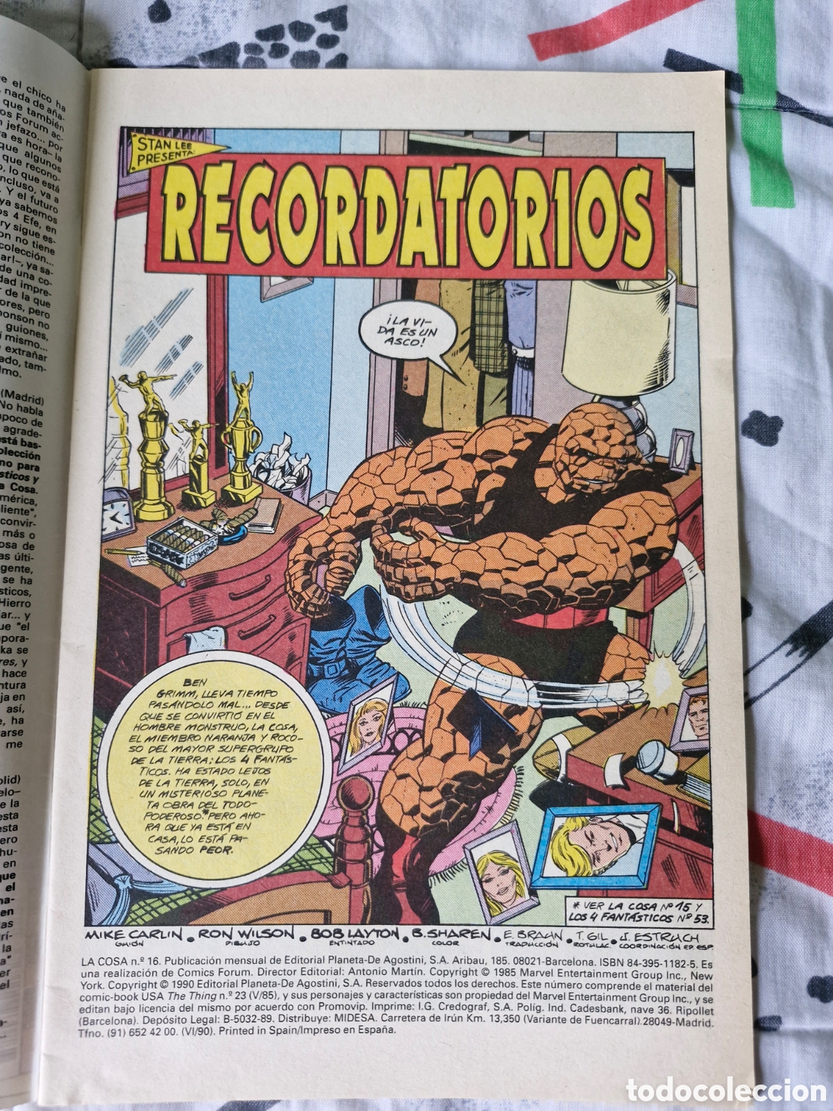 C&oacute;mics: LA COSA - SERIE REGULAR - MARVEL COMICS - COMICS FORUM - 5 NUMEROS - Foto 7