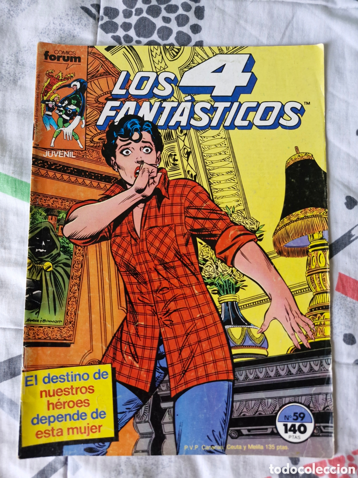 C&oacute;mics: LOS 4 FANT&Aacute;STICOS - 59 - VOLUMEN 1 - MARVEL COMICS - FORUM - 4F - Foto 1