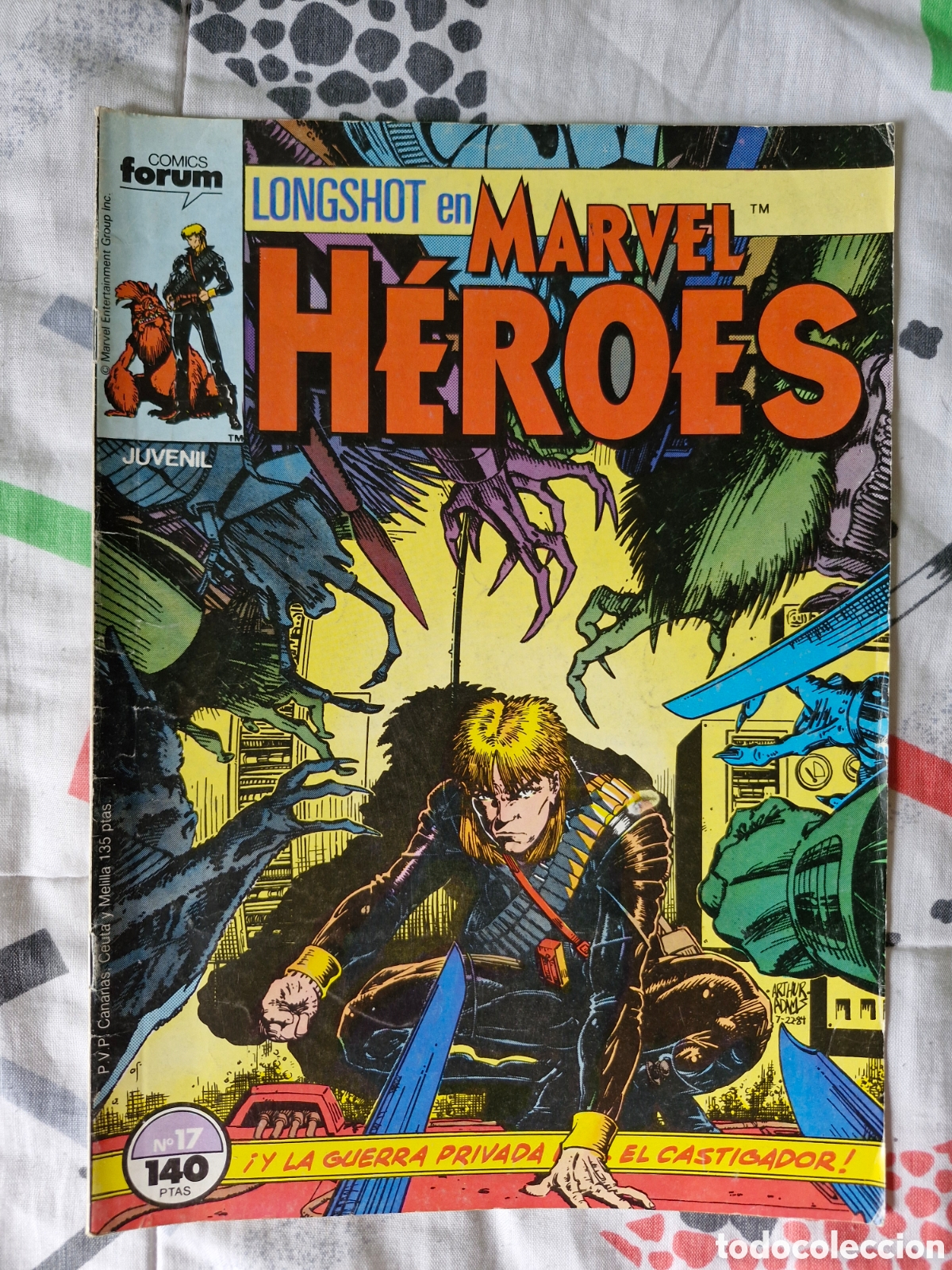 C&oacute;mics: MARVEL H&Eacute;ROES - N&Uacute;MERO 17 - VOL 1 - LONGSHOT - MARVEL - FORUM - Foto 1