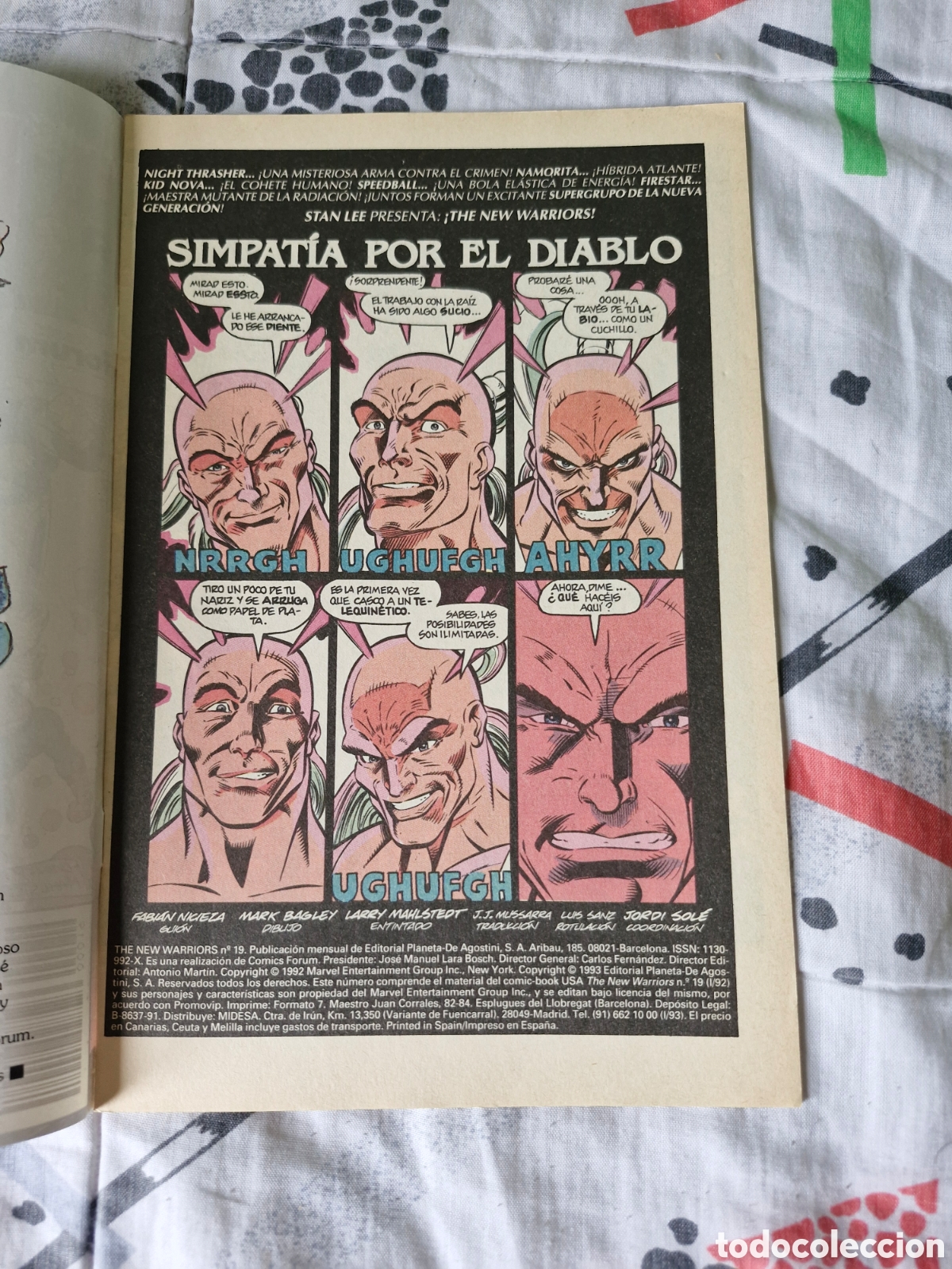 C&oacute;mics: THE NEW WARRIORS - N&Uacute;MERO 19 - VOL 1 - MARVEL C&Oacute;MICS - FORUM - Foto 3