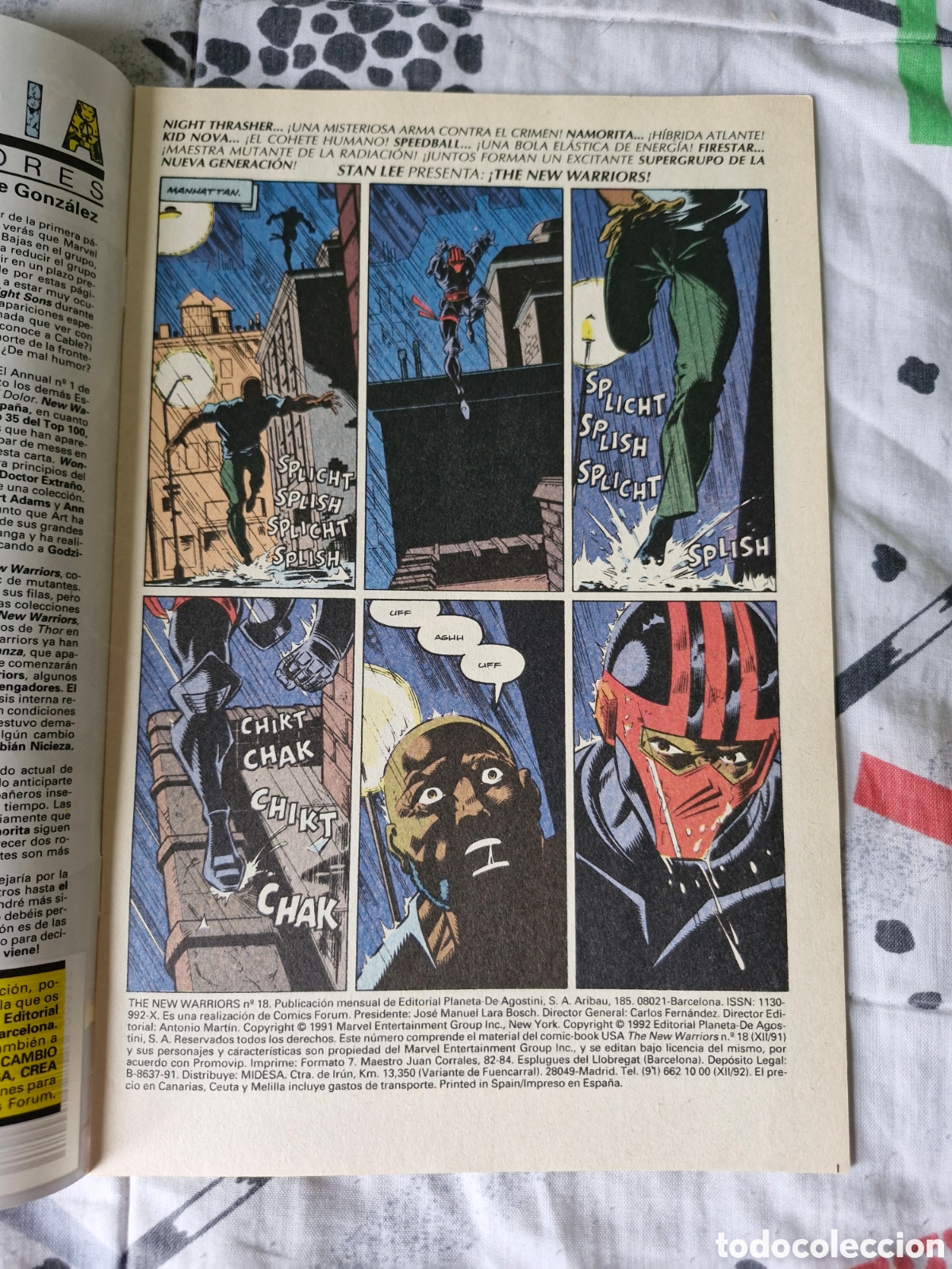 C&oacute;mics: THE NEW WARRIORS - N&Uacute;MERO 18 - VOL 1 - MARVEL C&Oacute;MICS - FORUM - Foto 3