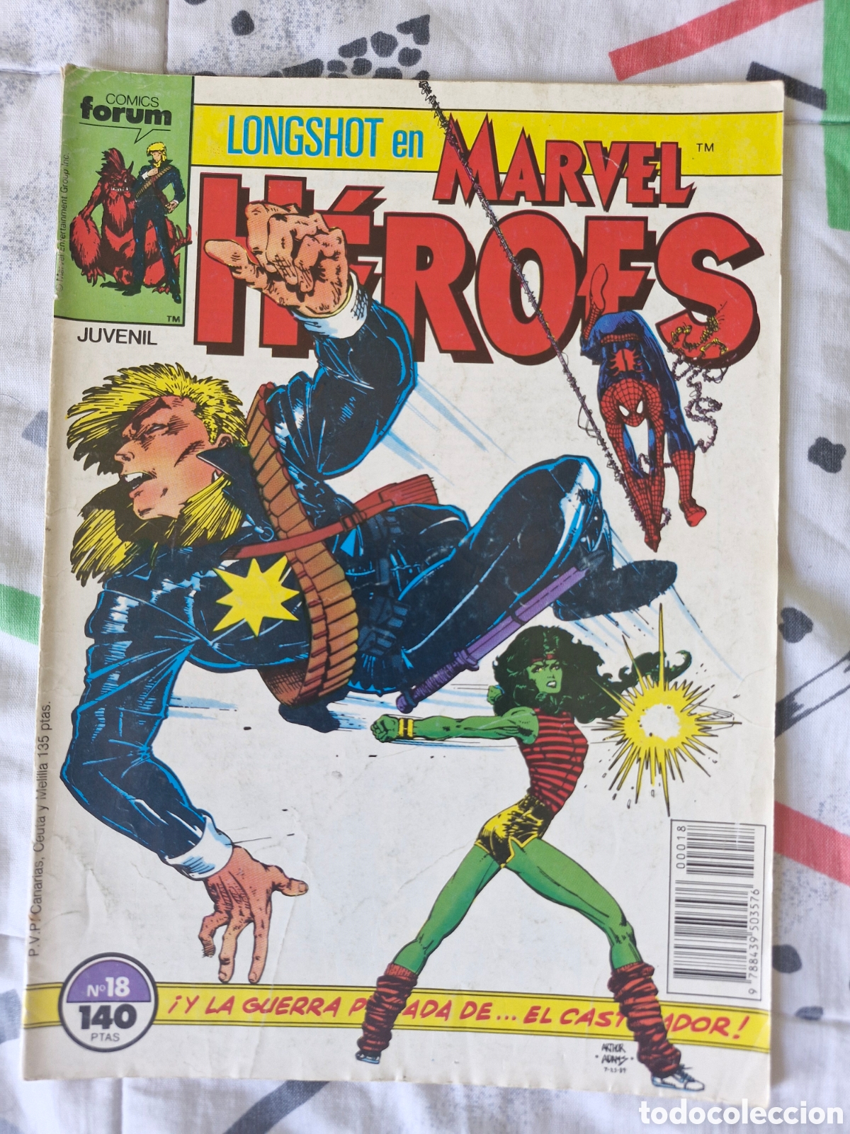 C&oacute;mics: MARVEL H&Eacute;ROES - N&Uacute;MERO 18 - VOL 1 - LONGSHOT - MARVEL - FORUM - Foto 1