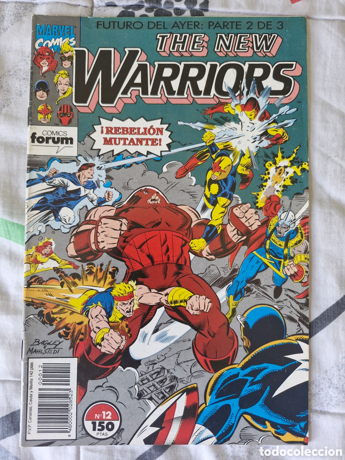 C&oacute;mics: THE NEW WARRIORS - N&Uacute;MERO 12 - VOL 1 - MARVEL - FORUM - Foto 1