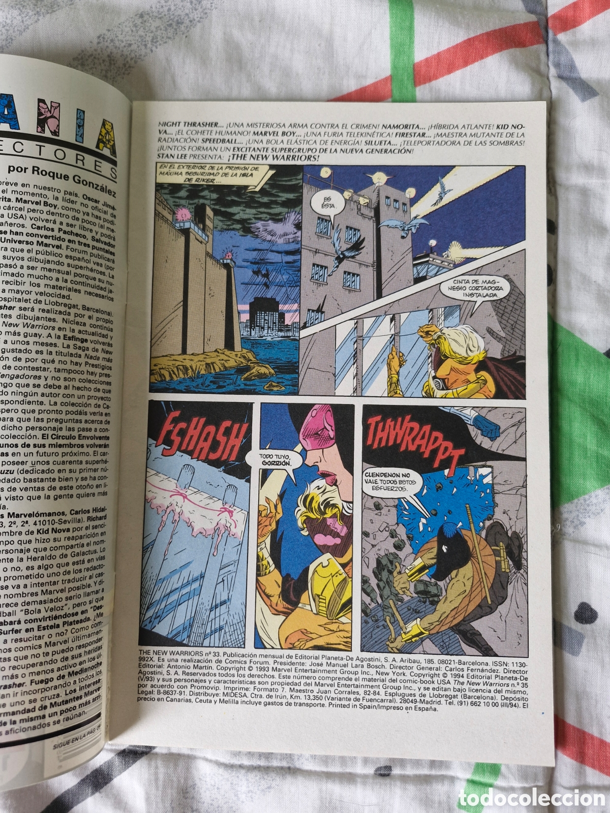 C&oacute;mics: THE NEW WARRIORS - N&Uacute;MERO 33 - VOL 1 - MARVEL C&Oacute;MICS - FORUM - Foto 3