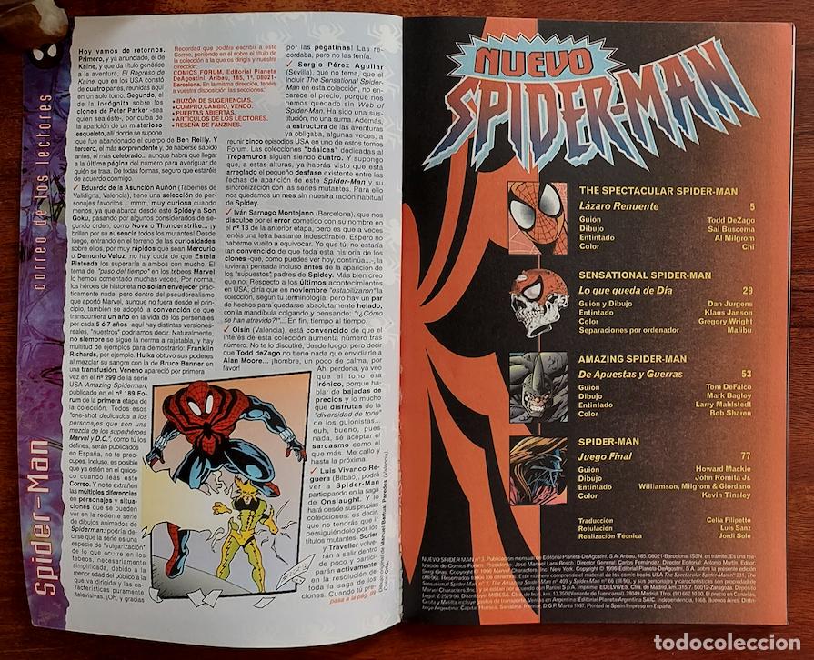 C&oacute;mics: Nuevo Spiderman Vol. 3 n&ordm; 3 - C&oacute;mics Forum 1996 - Foto 3
