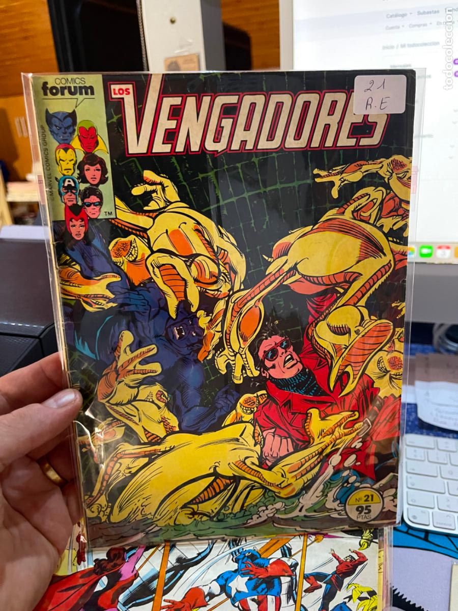 C&oacute;mics: LOS VENGADORES NUMERO 21 EDICIONES FORUM REGULAR ESTADO - Foto 1