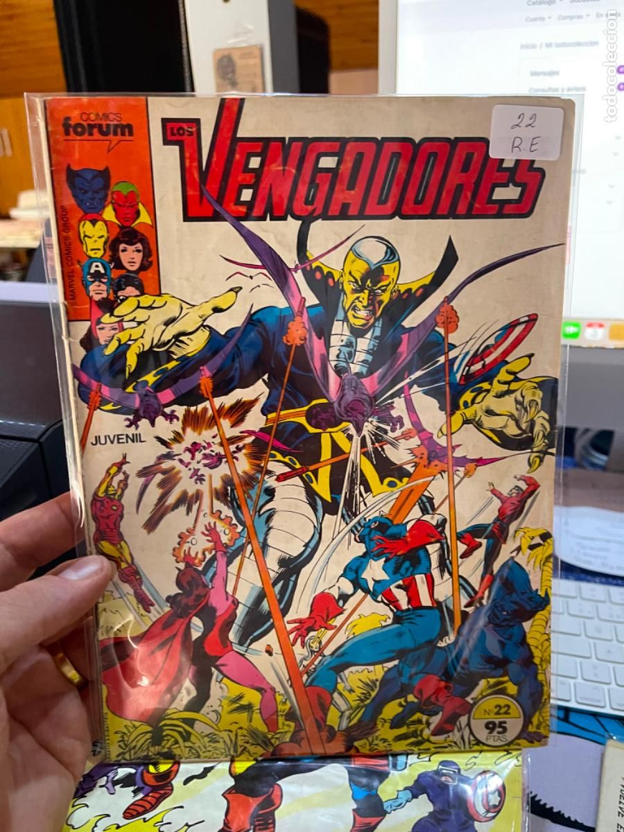 C&oacute;mics: LOS VENGADORES NUMERO 22 EDICIONES FORUM REGULAR ESTADO - Foto 1