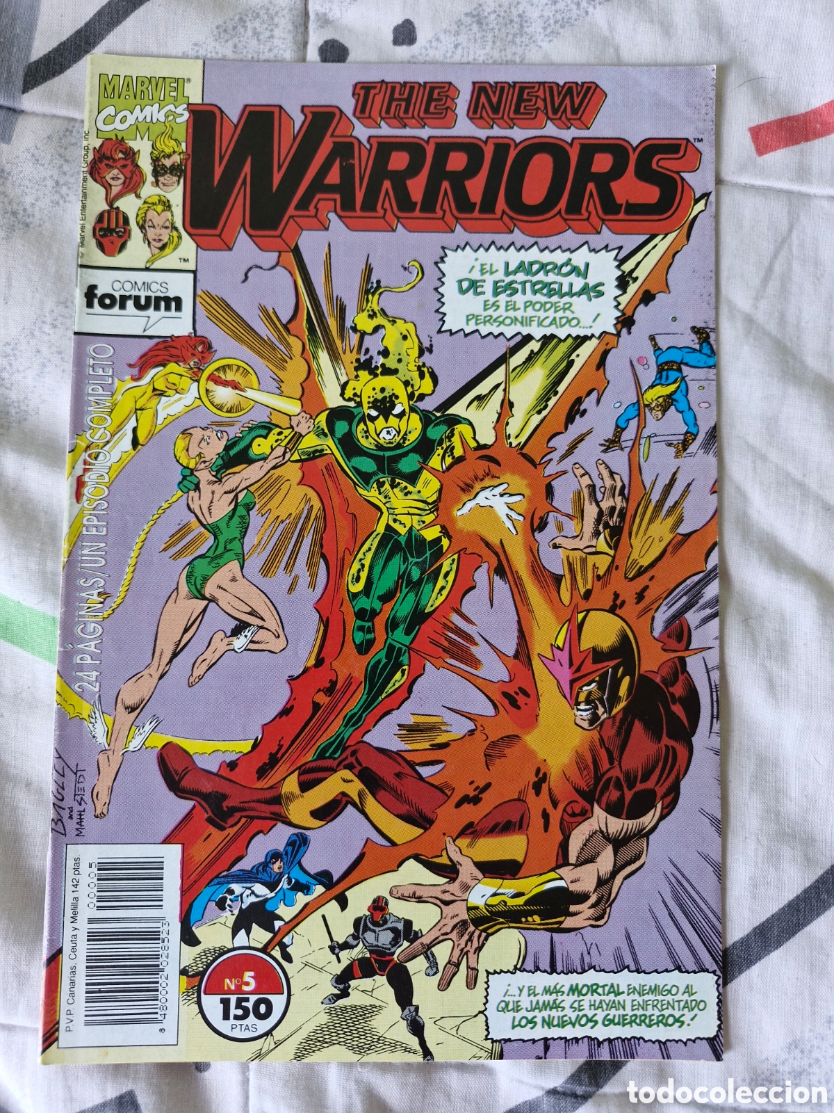 C&oacute;mics: THE NEW WARRIORS - N&Uacute;MERO 5 - VOL 1 - MARVEL C&Oacute;MICS - FORUM - Foto 1