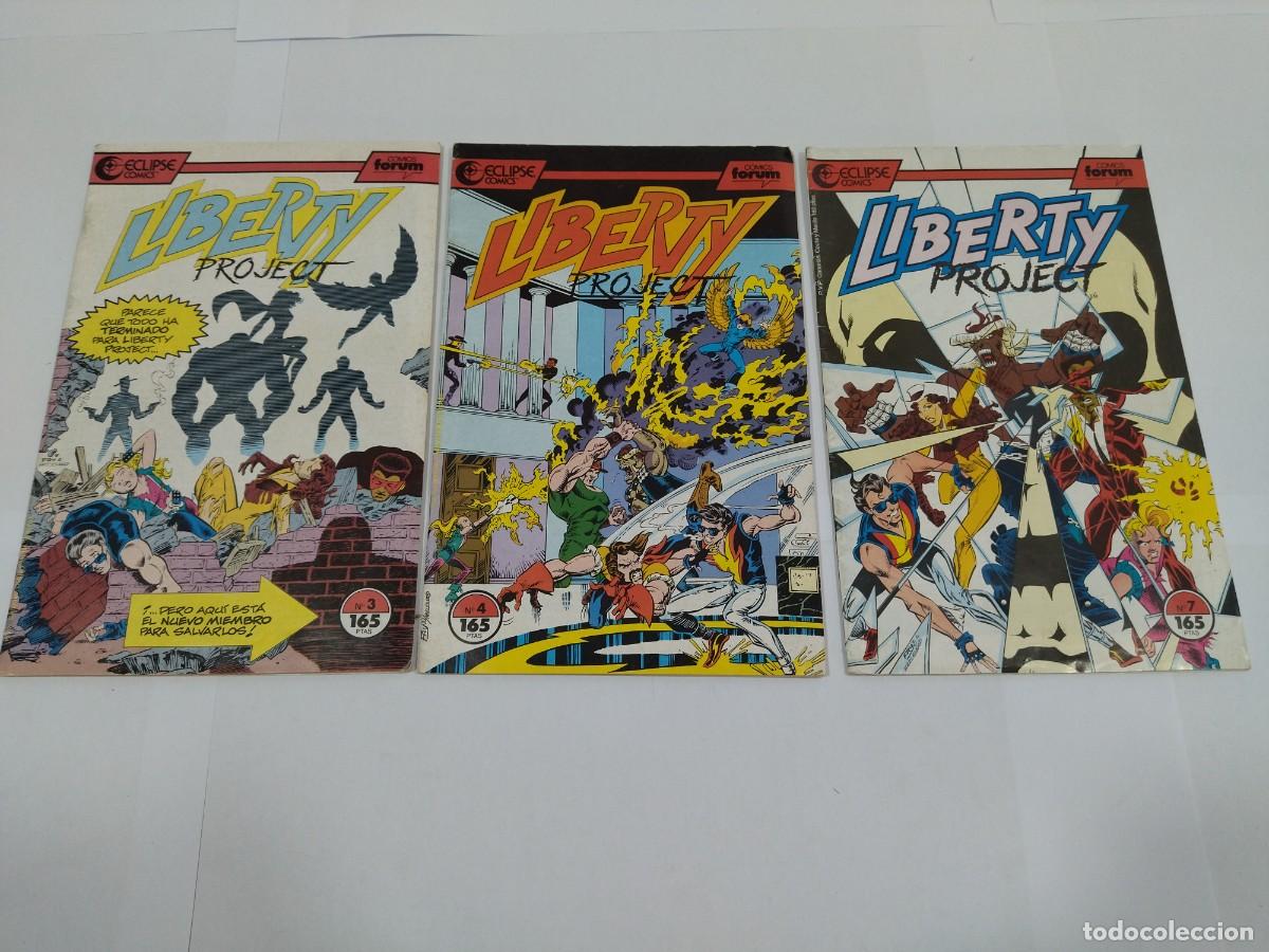 C&oacute;mics: Liberty project comics Forum n&deg;3,4 y 7 Eclipse comics - Foto 1