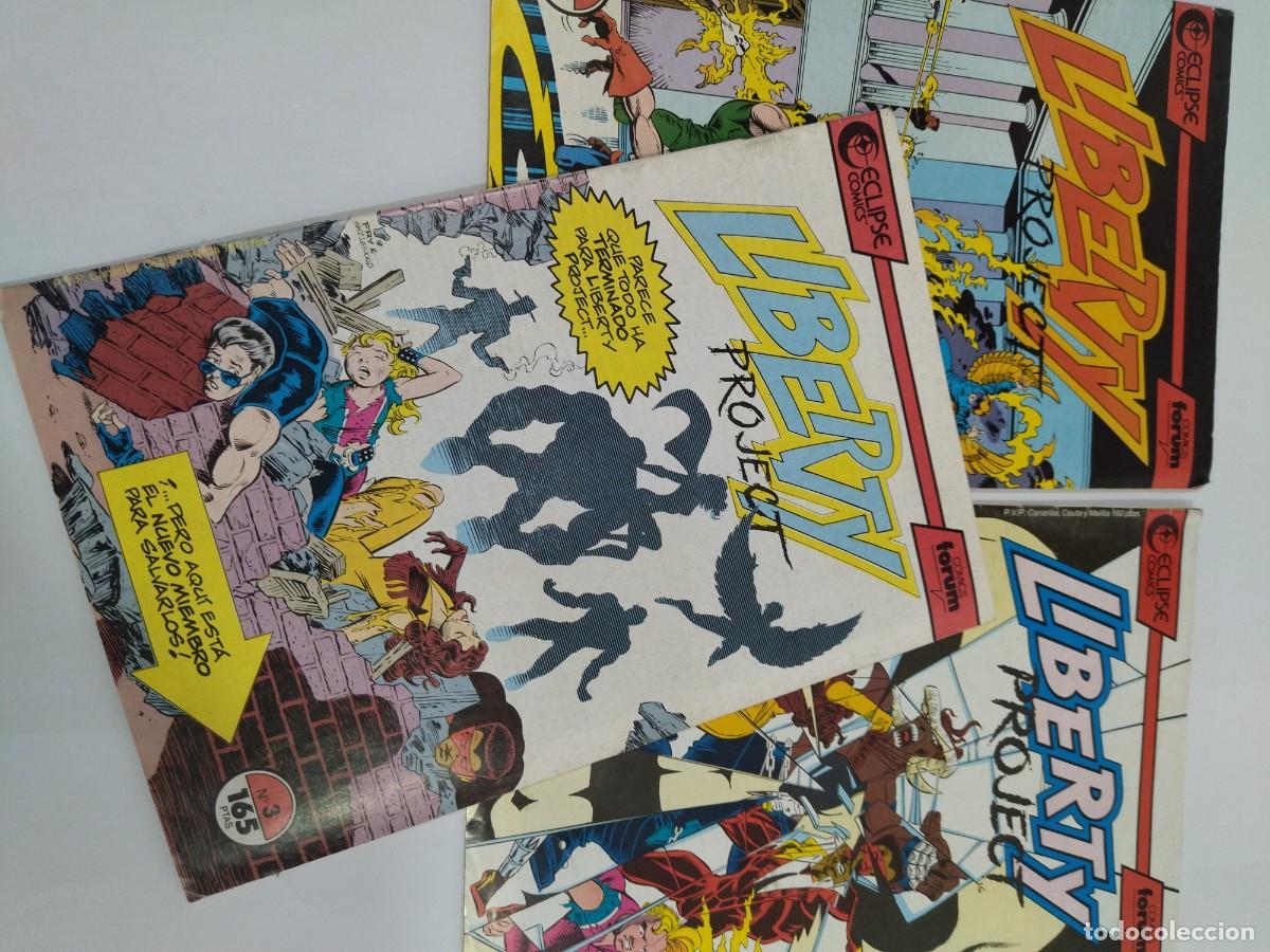 C&oacute;mics: Liberty project comics Forum n&deg;3,4 y 7 Eclipse comics - Foto 2