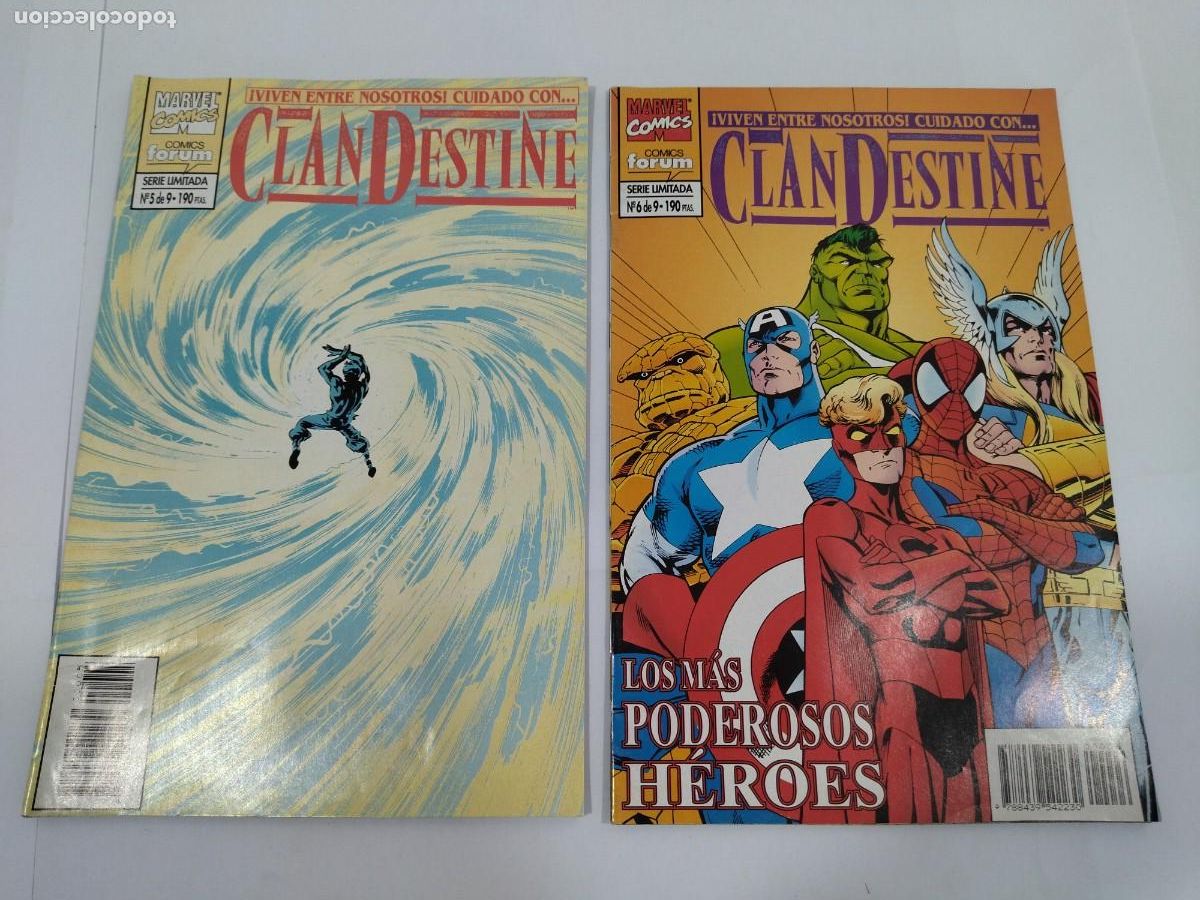 C&oacute;mics: Clandestine comics Forum n&deg;5 y 6 Marvel comics - Foto 1