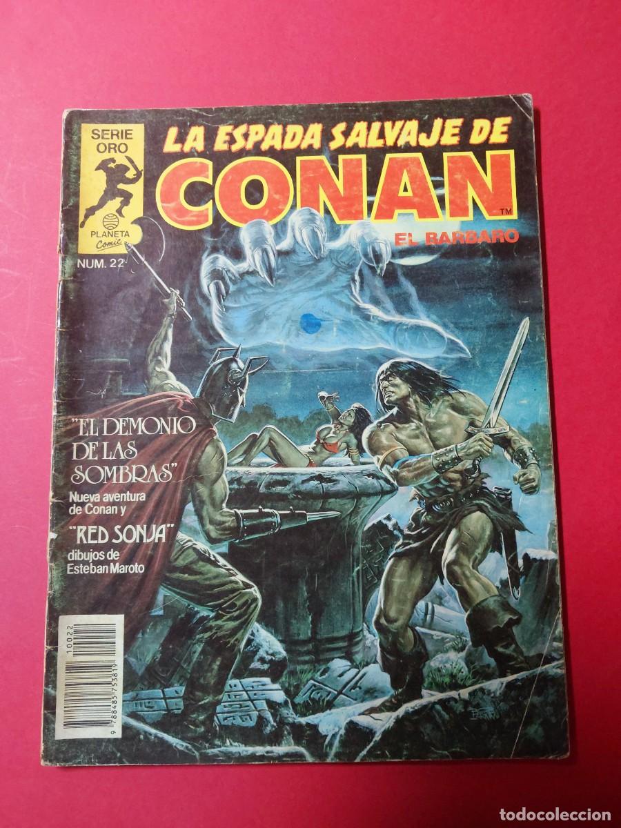 C&oacute;mics: LA ESPADA SALVAJE DE CONAN N&ordm; 22 Serie Oro Ref C14 - Foto 1