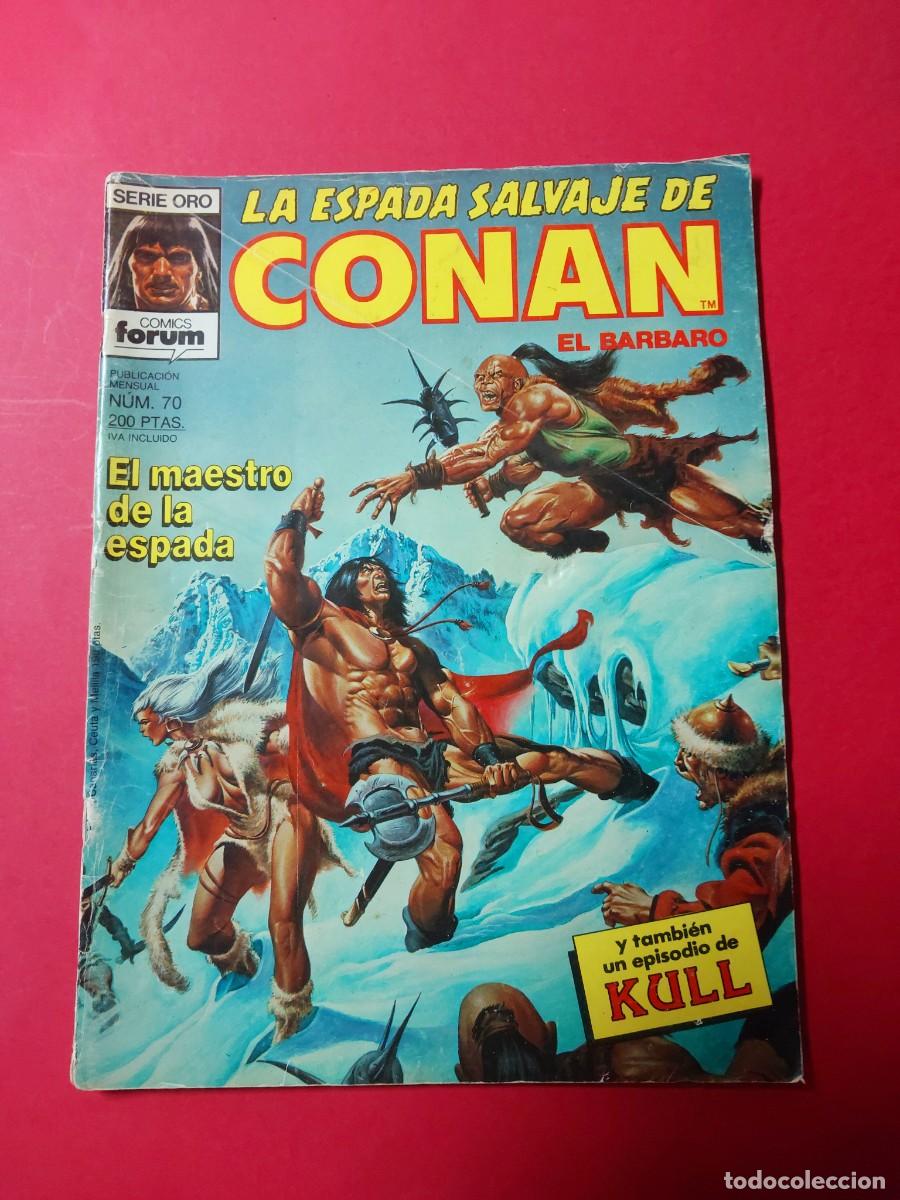 C&oacute;mics: LA ESPADA SALVAJE DE CONAN N&ordm; 70 Serie Oro Ref C14 - Foto 1
