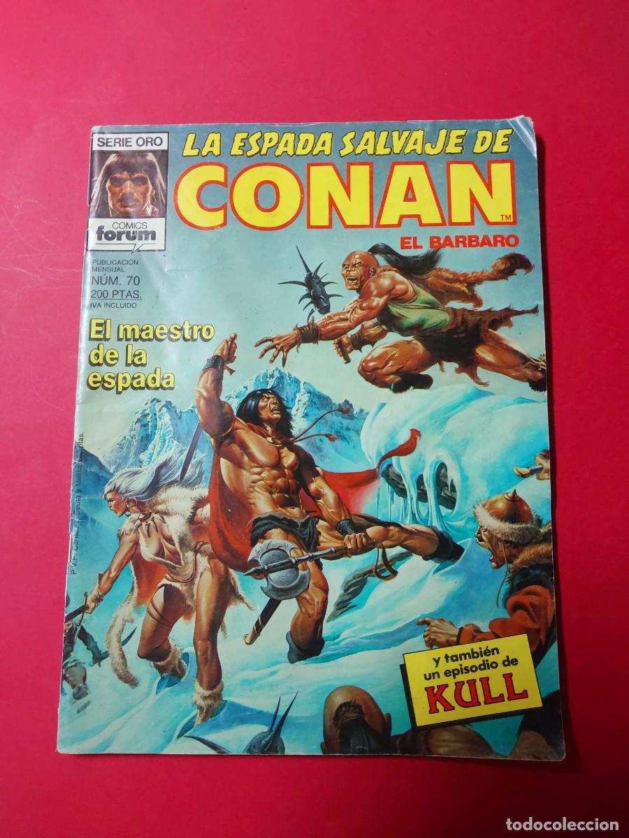 C&oacute;mics: LA ESPADA SALVAJE DE CONAN N&ordm; 70 Serie Oro Ref C14 - Foto 1
