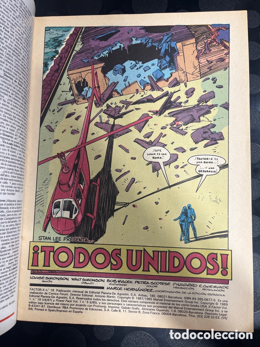 C&oacute;mics: FACTOR X VOL.1 N.18 LOS JINETES DE APOCALIPSIS ( 1988/1995 ) - Foto 3