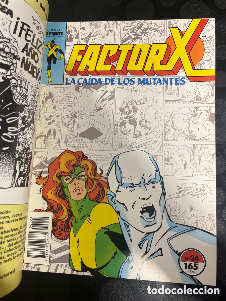 C&oacute;mics: FACTOR X VOL.1 N.24 LA CA&Iacute;DA DE LOS MUTANTES ( 1988/1995 ) - Foto 3