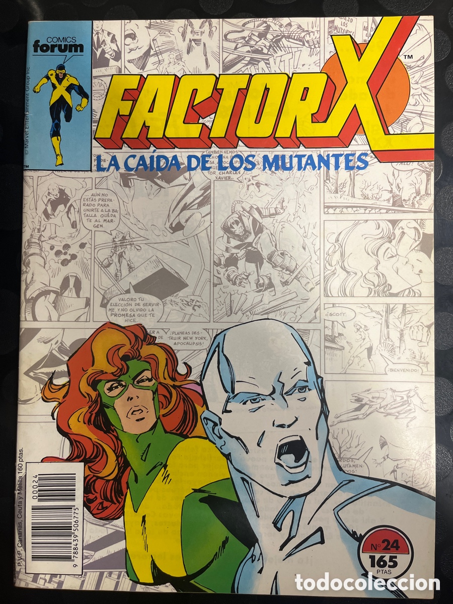 C&oacute;mics: FACTOR X VOL.1 N.24 LA CA&Iacute;DA DE LOS MUTANTES ( 1988/1995 ) - Foto 1
