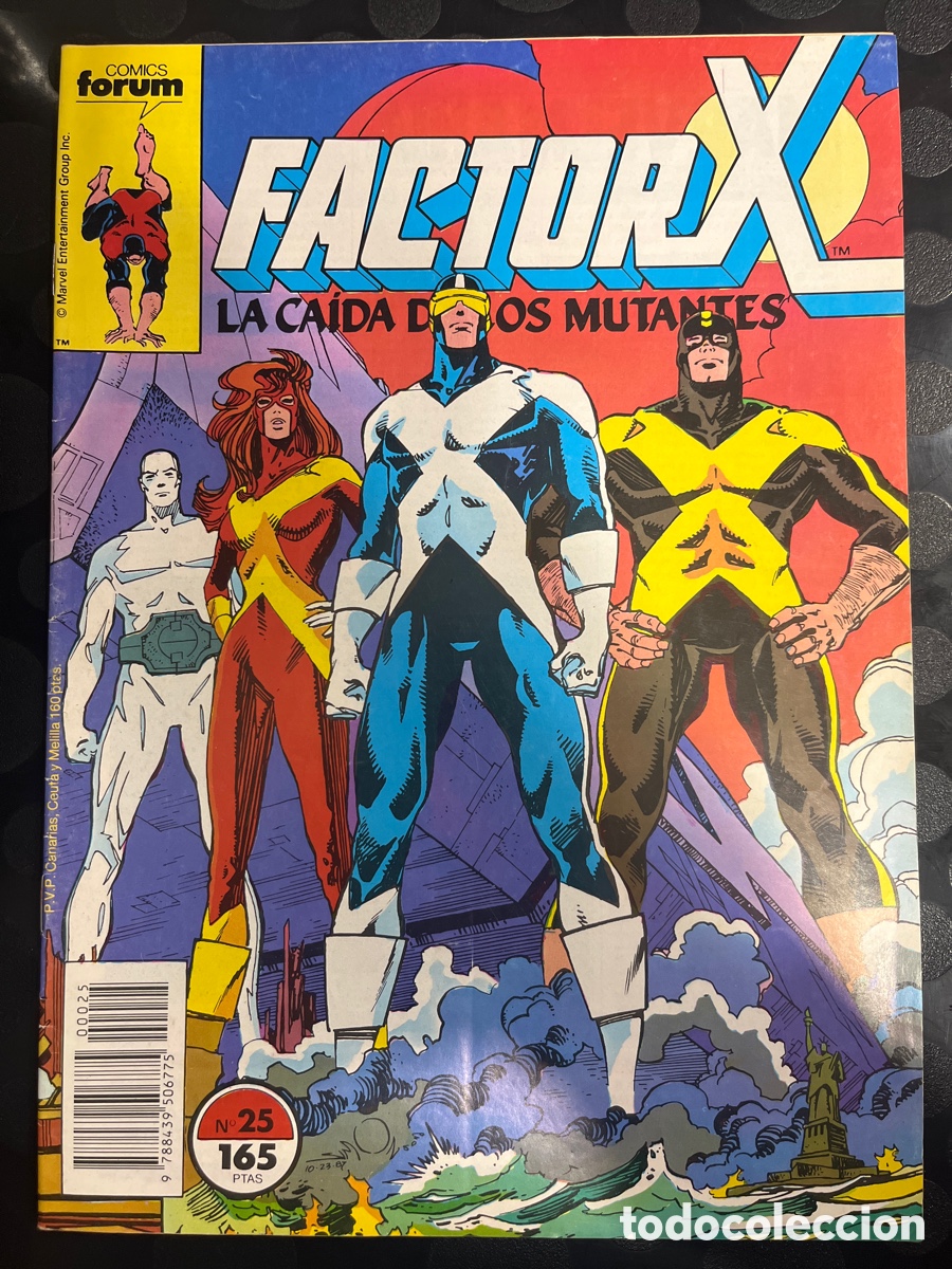 C&oacute;mics: FACTOR X VOL.1 N.25 LA CA&Iacute;DA DE LOS MUTANTES ( 1988/1995 ) - Foto 1