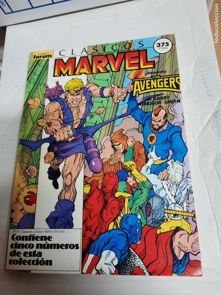 Fumetti: CL&Aacute;SICOS MARVEL N&ordm; 6 AL 10 - RETAPADO- TOMO 2 -ED. FORUM