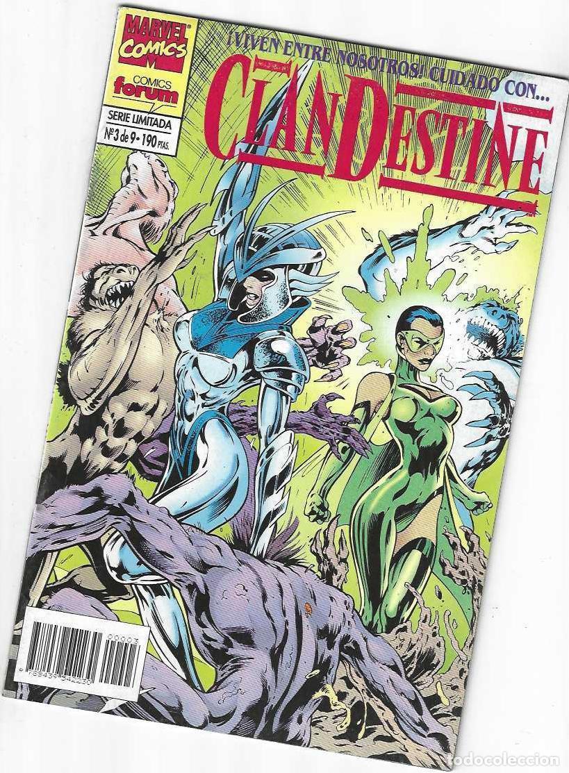 C&oacute;mics: CLANDESTINE N&ordm; 3 - ALAN DAVIS - GRAPA FORUM - BUEN ESTADO - Foto 1