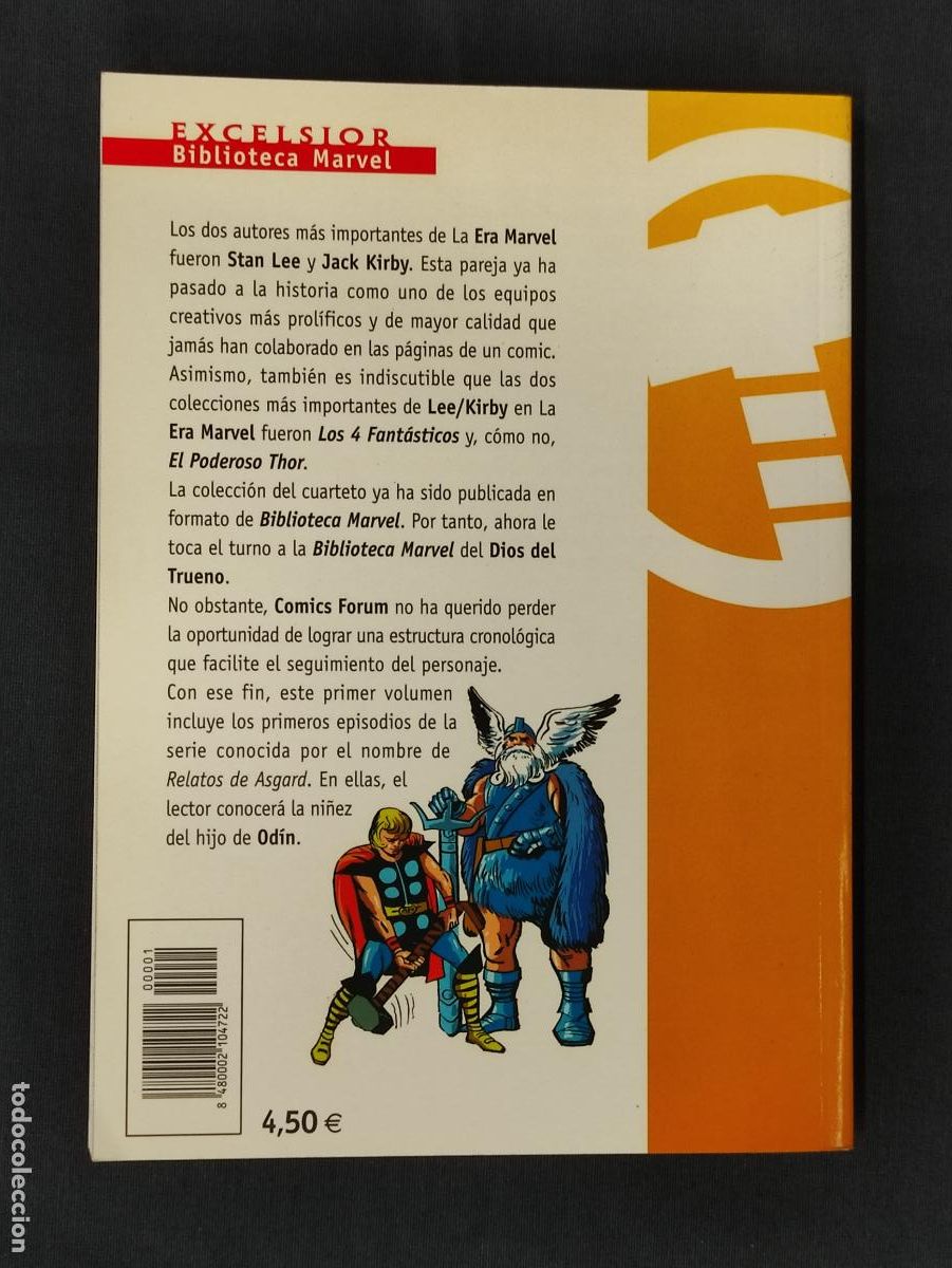 C&oacute;mics: BIBLIOTECA MARVEL - EL PODEROSO THOR - N&ordm; 1 - FORUM - - Foto 2