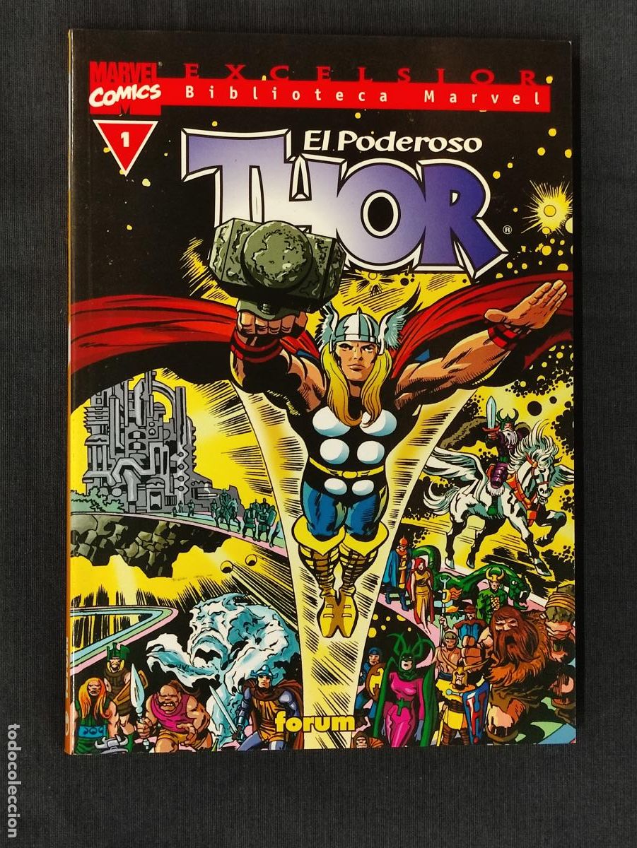 C&oacute;mics: BIBLIOTECA MARVEL - EL PODEROSO THOR - N&ordm; 1 - FORUM - - Foto 1