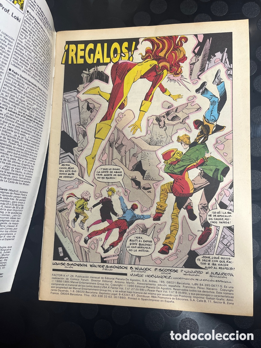 C&oacute;mics: FACTOR X VOL.1 N.26 REGALOS ( 1988/1995 ) - Foto 3