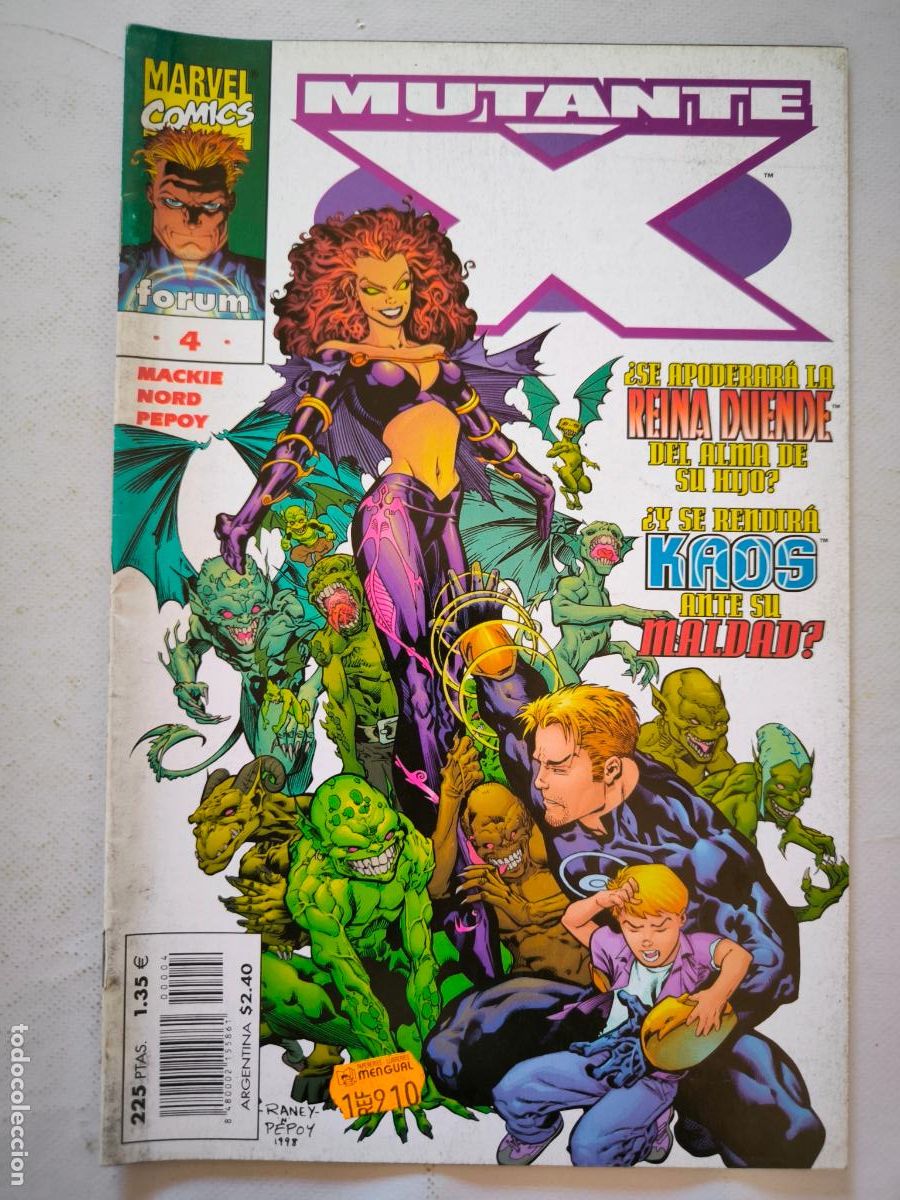 C&oacute;mics: MUTANTE X N&ordm; 4 - MARVEL, FORUM (IB) - Foto 1