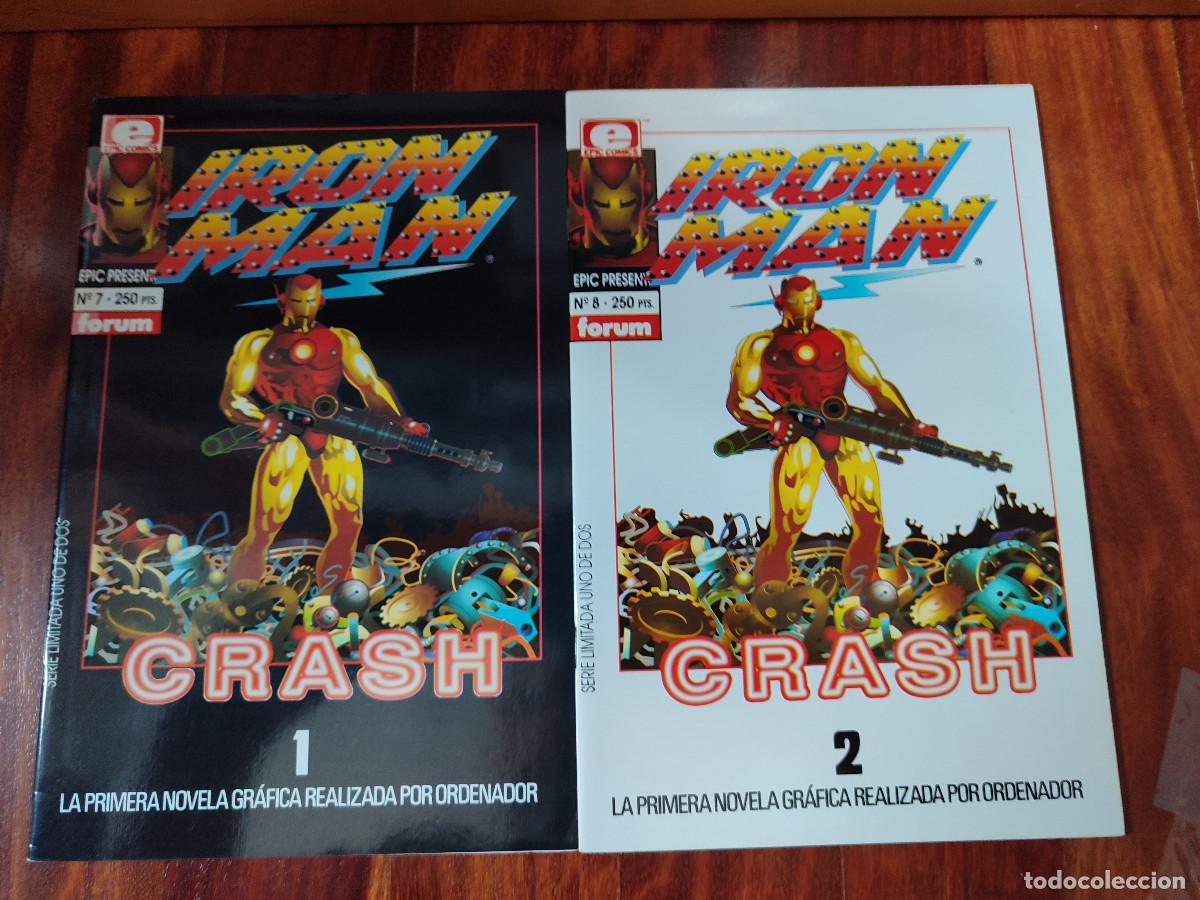 C&oacute;mics: IRON MAN: CRASH #1-2 (FORUM, EPIC COMICS) - Foto 1