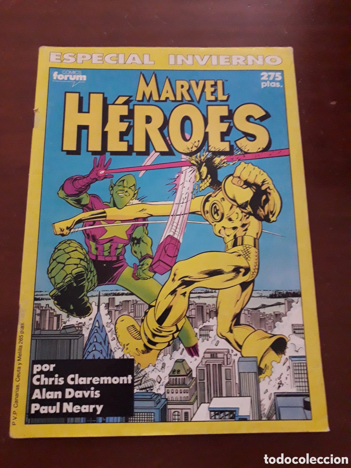 C&oacute;mics: Marvel H&eacute;roes especial Invierno 1990 - Foto 1