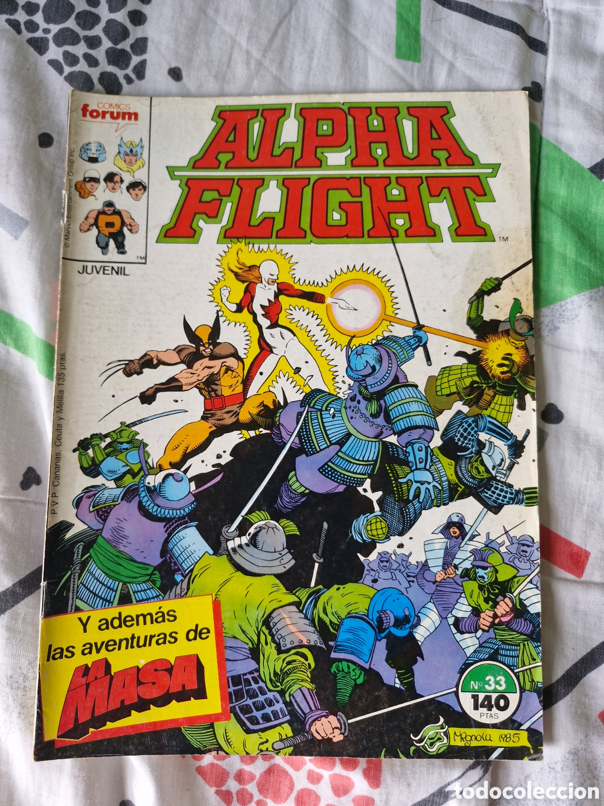 C&oacute;mics: ALPHA FLIGHT - NUMERO 33 - VOLUMEN 1 - MARVEL COMICS - FORUM - Foto 1