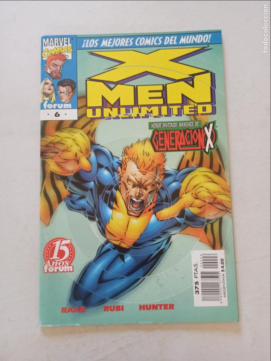 C&oacute;mics: X MEN UNLIMITED N&ordm; 6 - MARVEL - FORUM (U2) - Foto 1