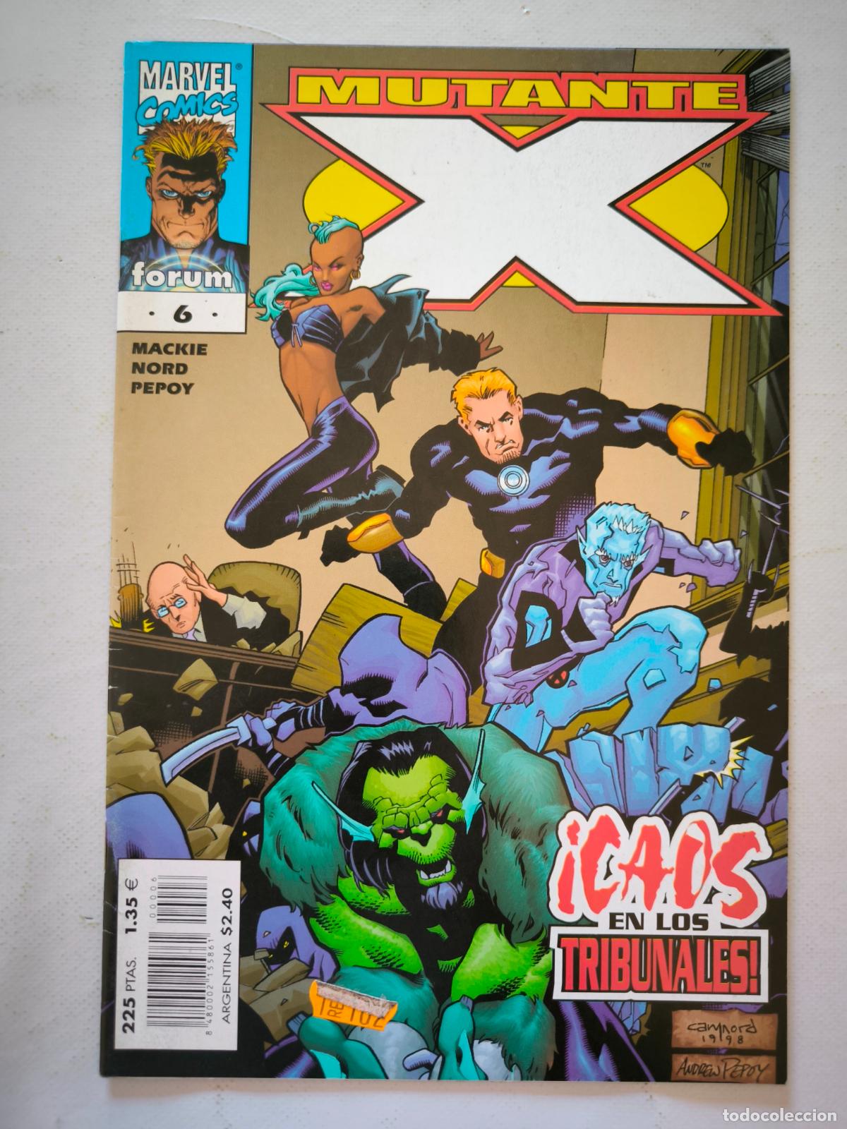 C&oacute;mics: MUTANTE X N&ordm; 6 - MARVEL, FORUM (FA) - Foto 1