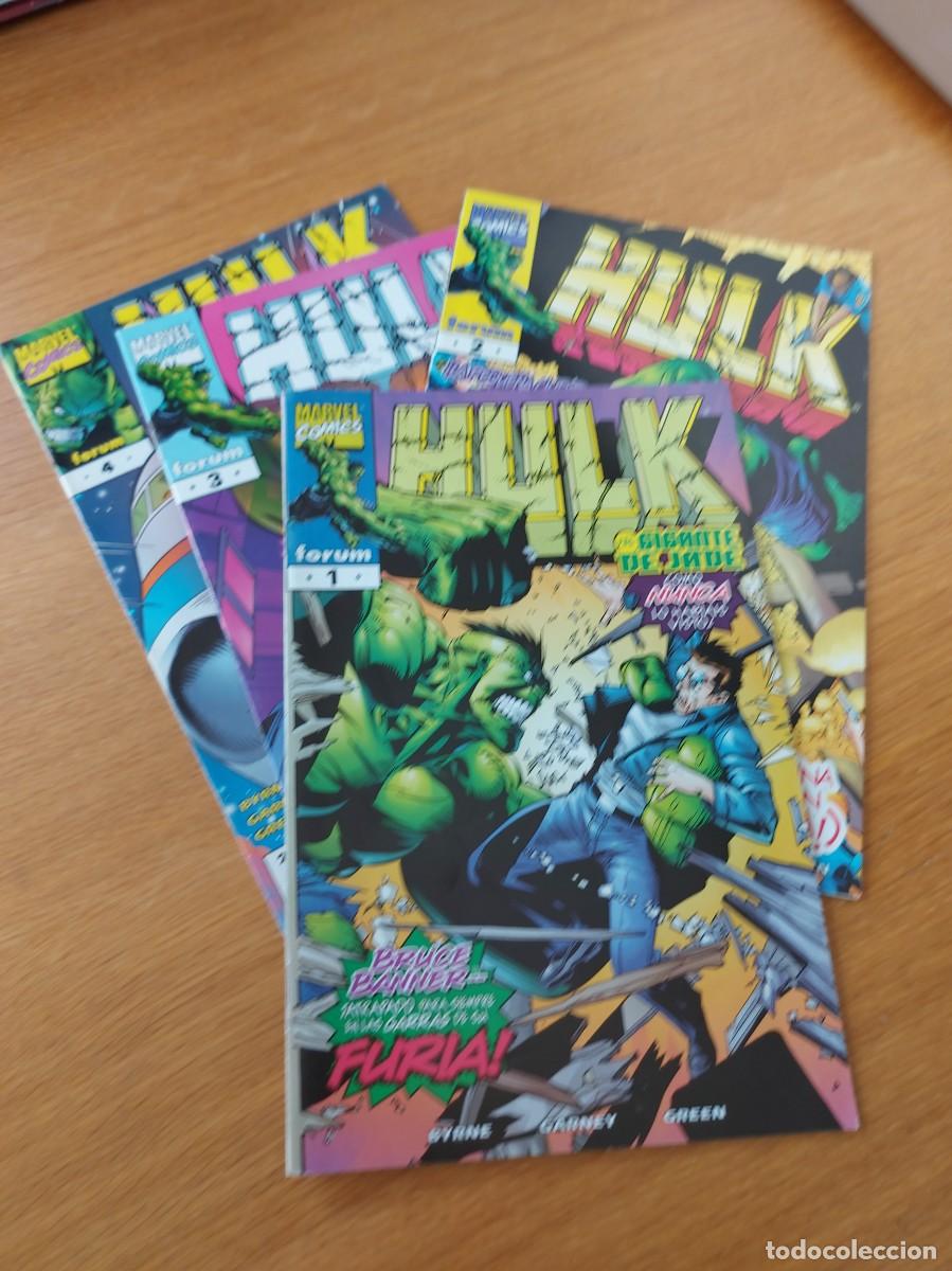 C&oacute;mics: LOTE 4 PRIMEROS N&Uacute;MEROS DE HULK VOL. IV (DE 12). GRAPA. FORUM. MARVEL. 2000. - Foto 1