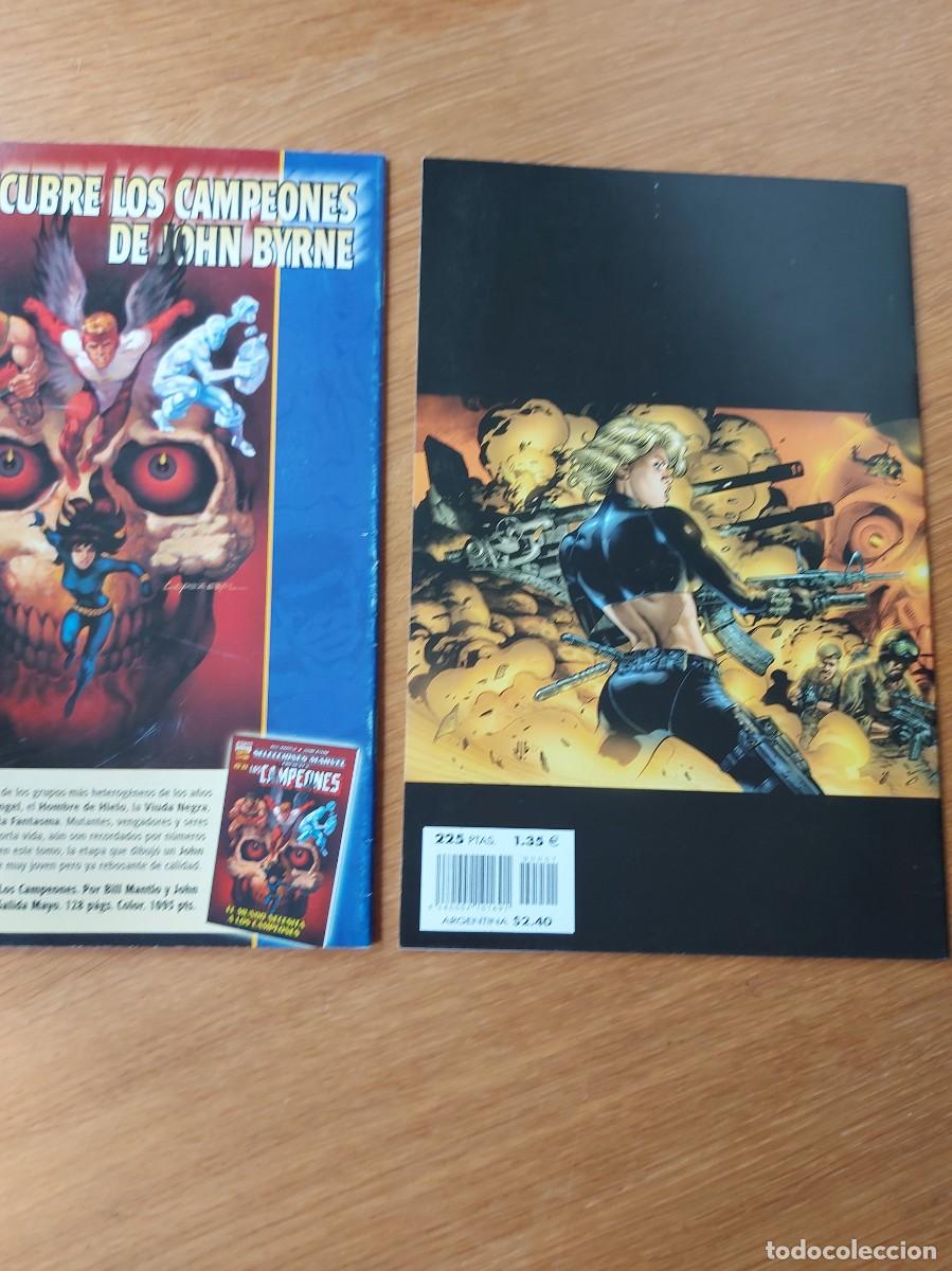 C&oacute;mics: LOTE CON 2 EJEMPLARES (DE 3) DE VIUDA NEGRA VOL. 1. GRAPA. FORUM. MARVEL. 2000. - Foto 2
